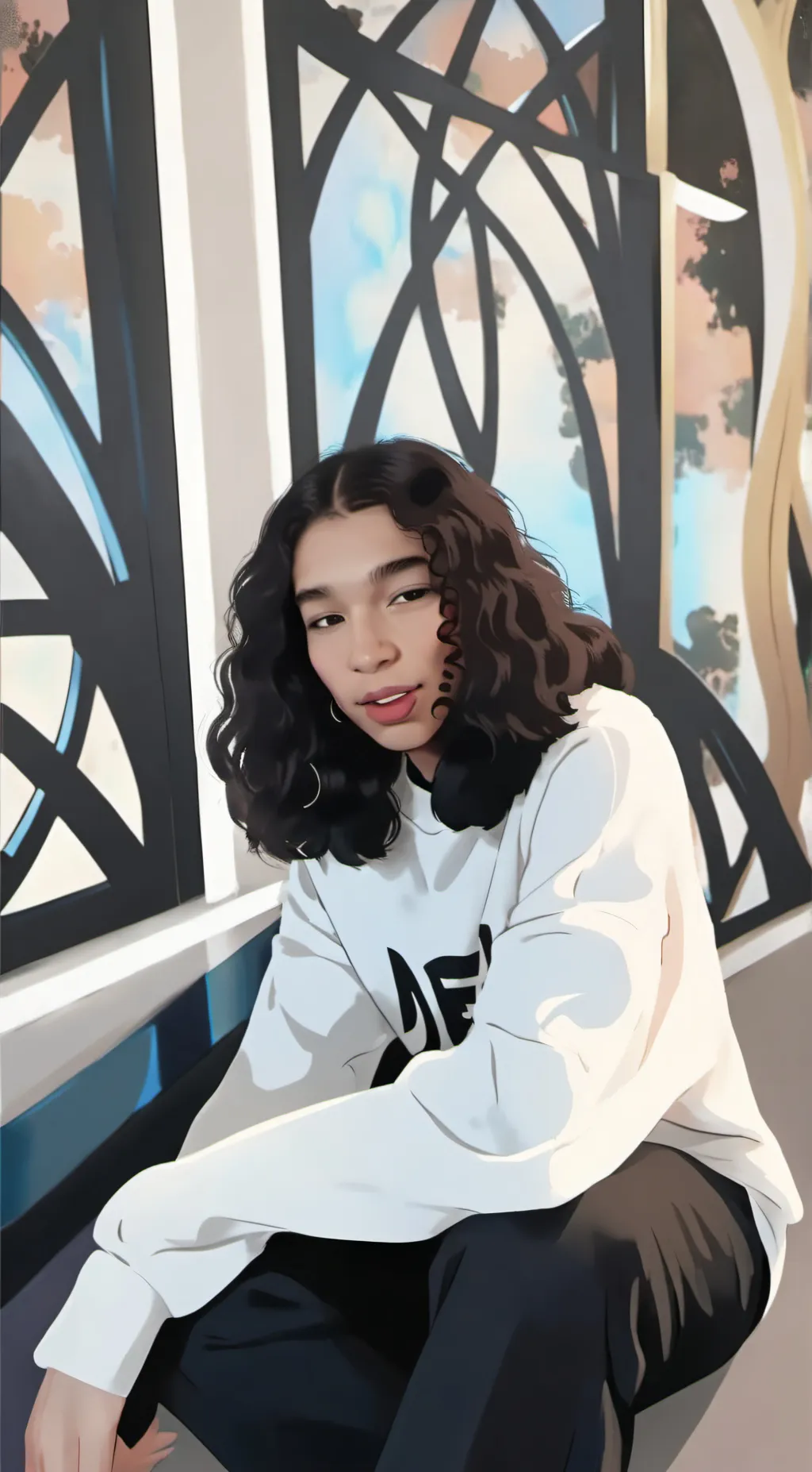 ai character: Sam background