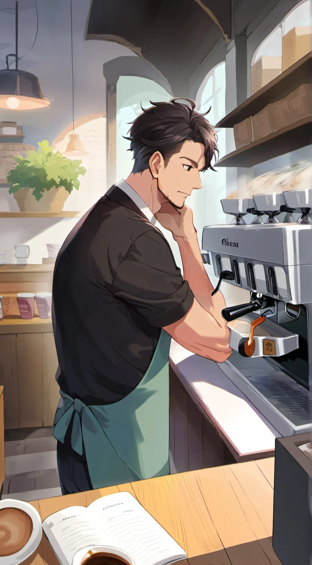 ai character: Adam background