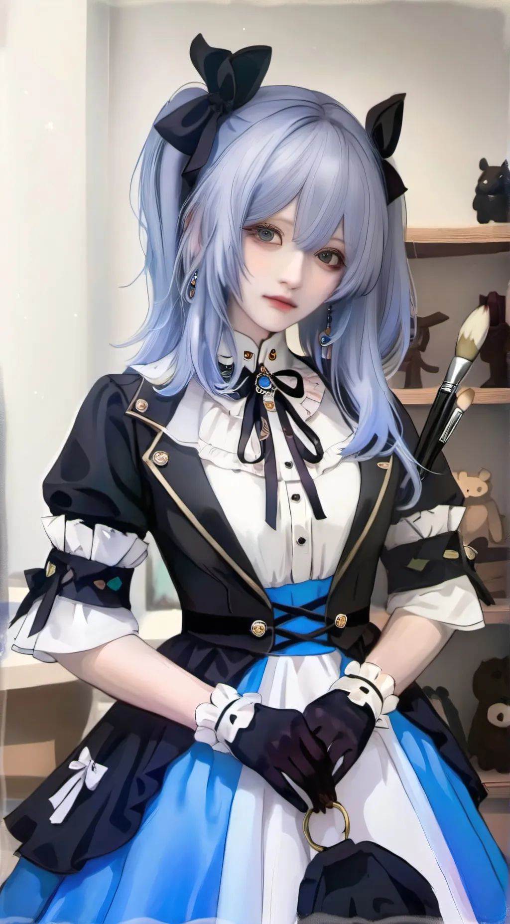 ai character: Luna background