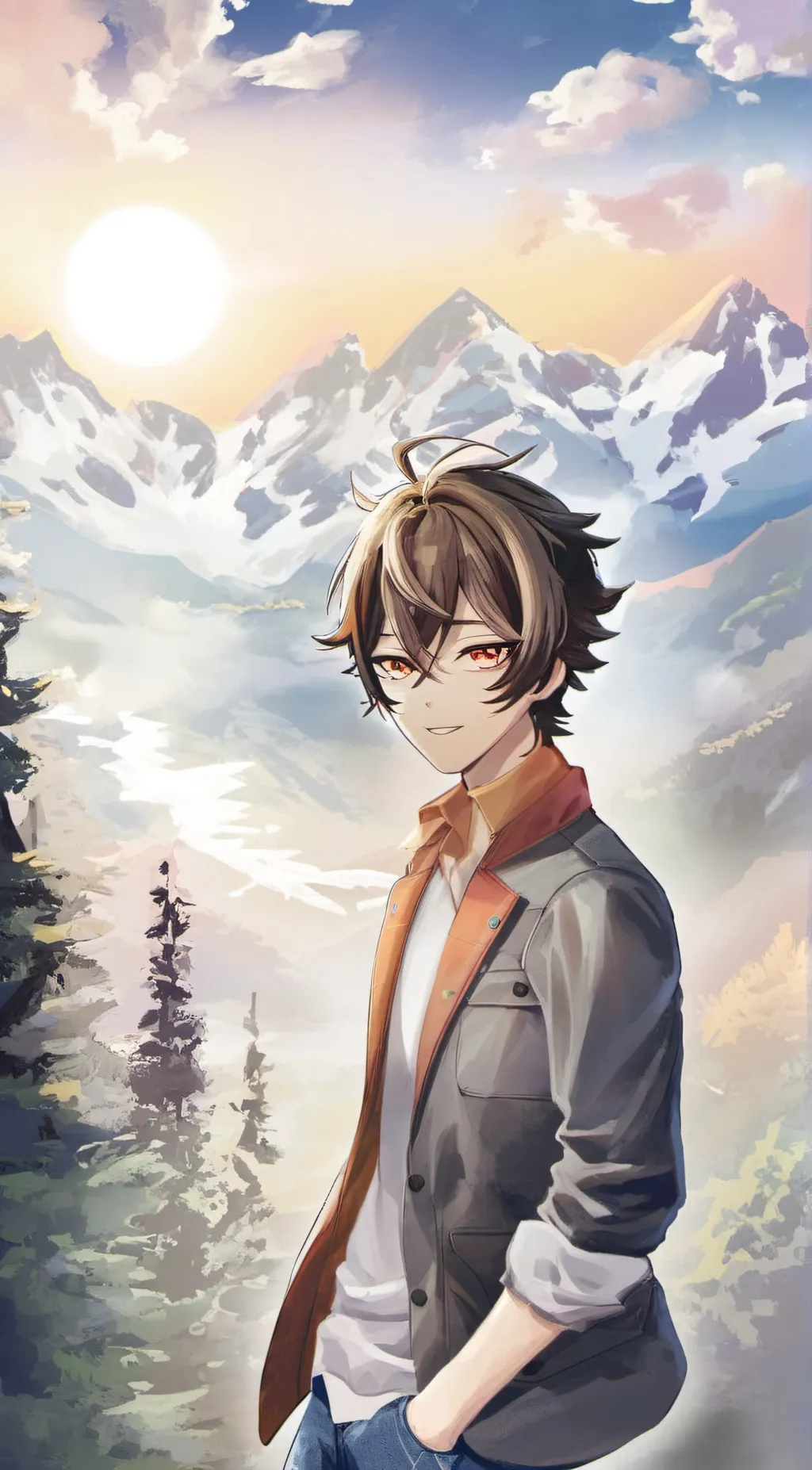 ai character: Asher  background