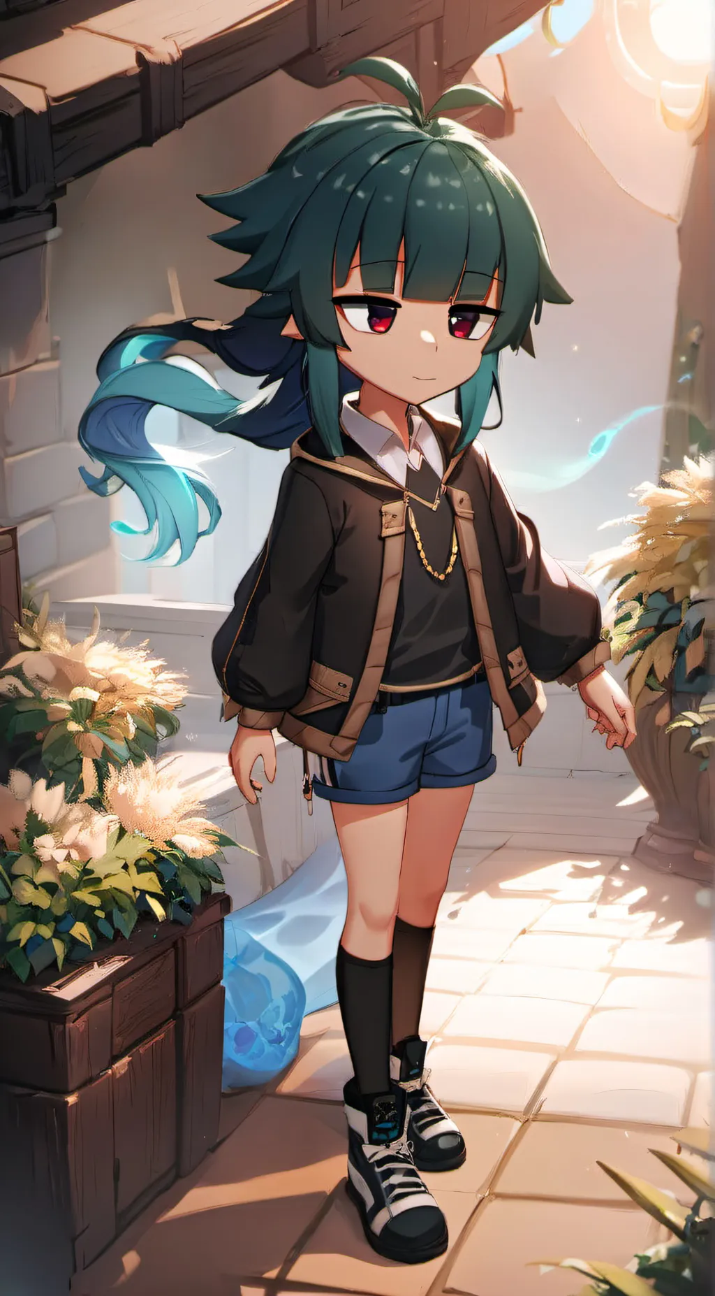 ai character: ramunade  background