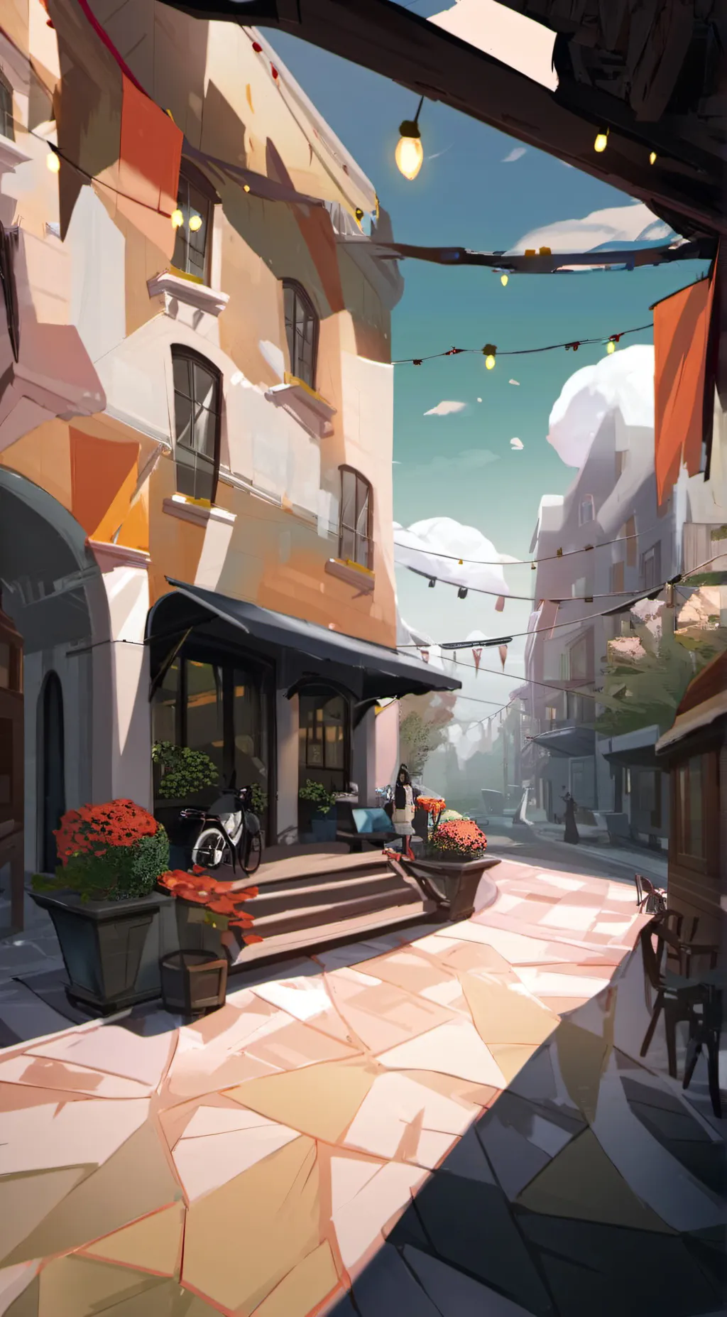 ai character: Me and weakestdumy background