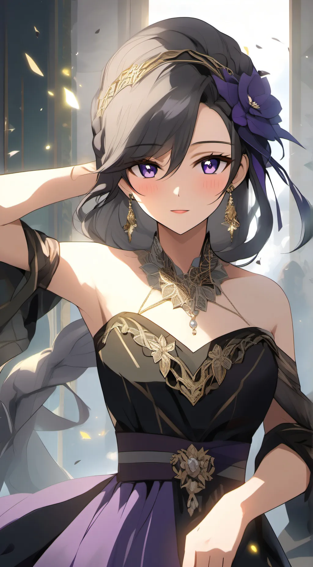 ai character: Moon background