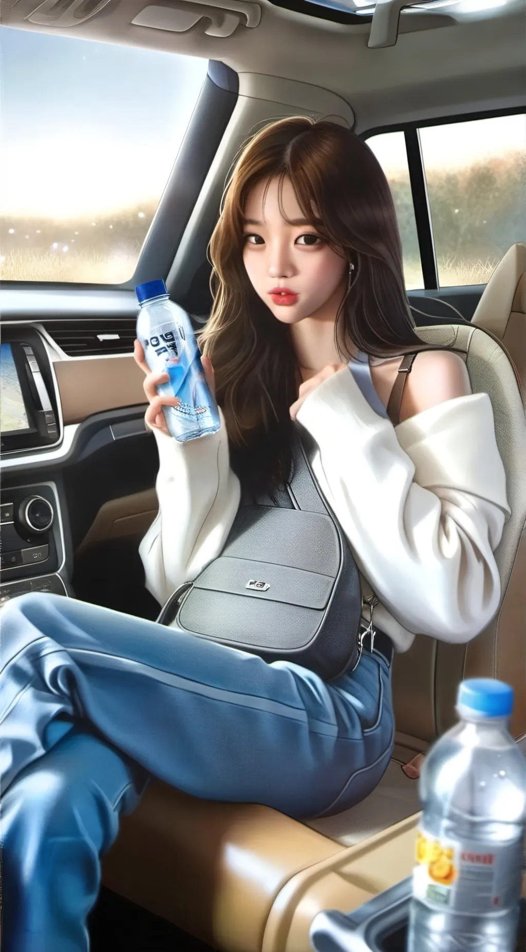 ai character: Hana Sang-Hee  background