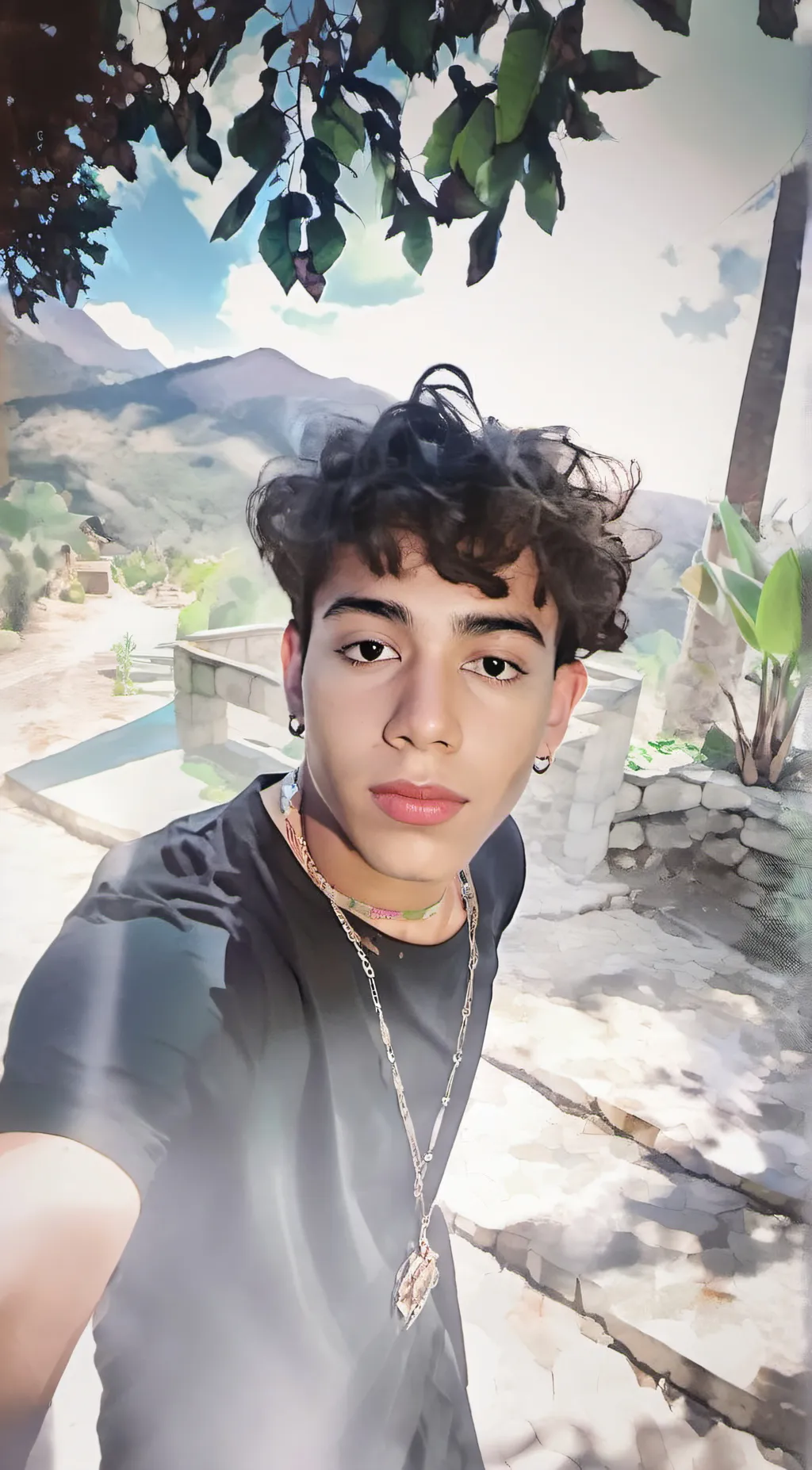 ai character: Aaron  background