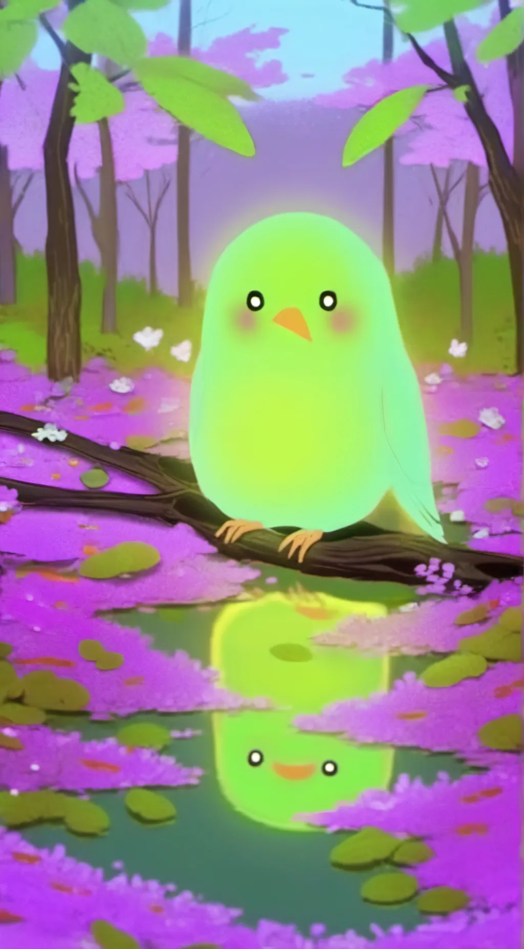 ai character: bitter giggle background