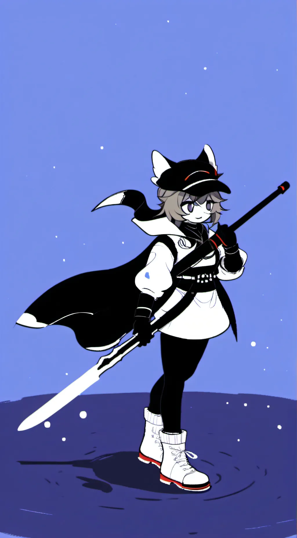 ai character: Ocean background