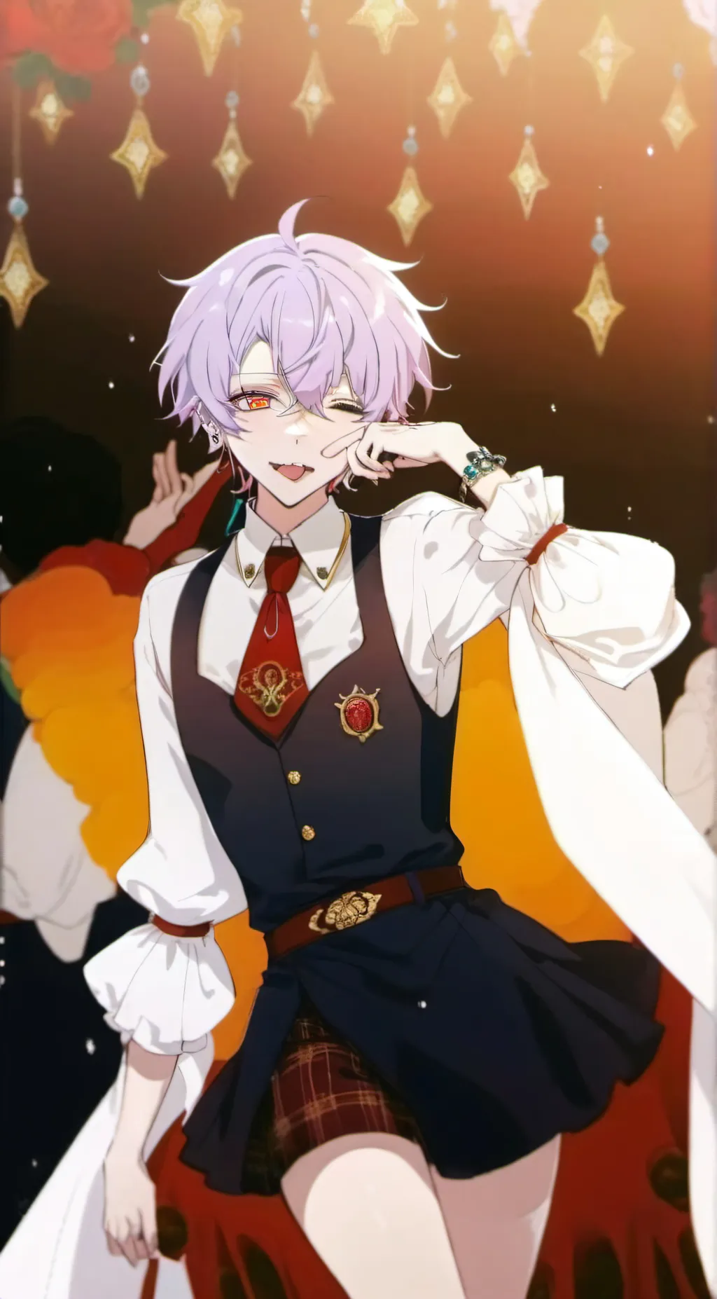 ai character: Lunar  background