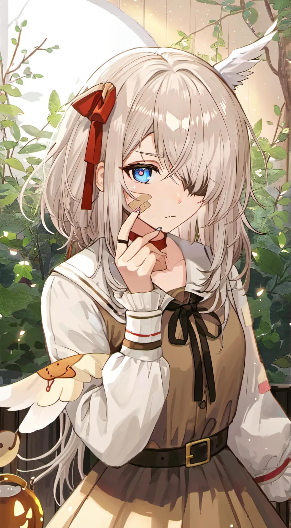 ai character: Rose background