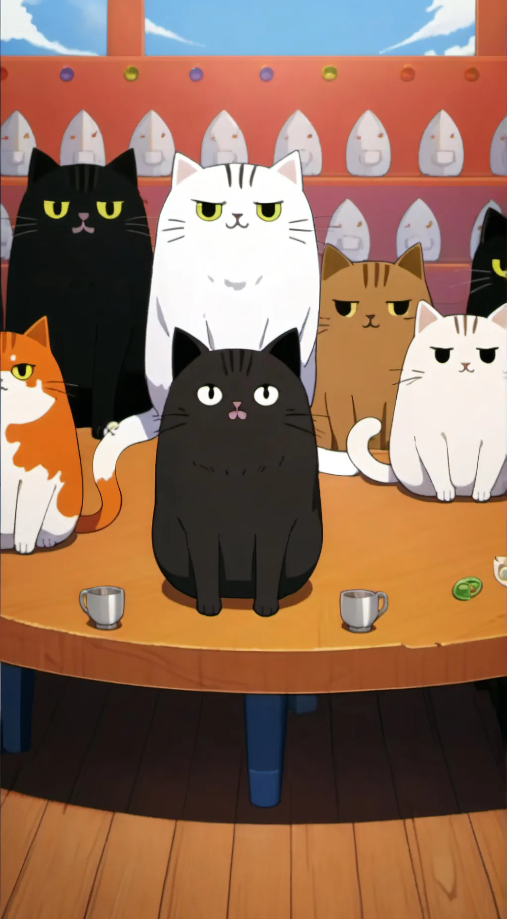 ai character: the battel cats background