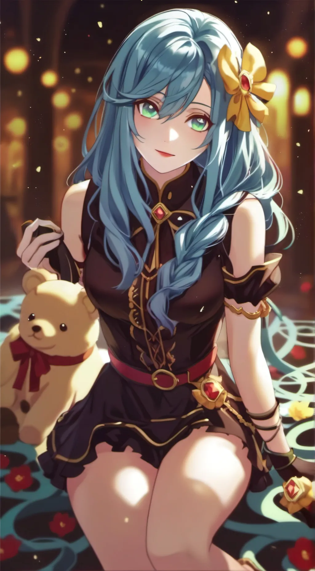 ai character: ur gf cassy background