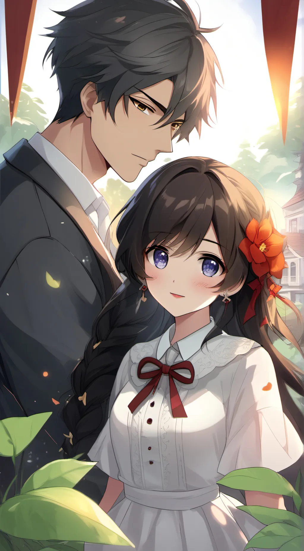 ai character: milia background