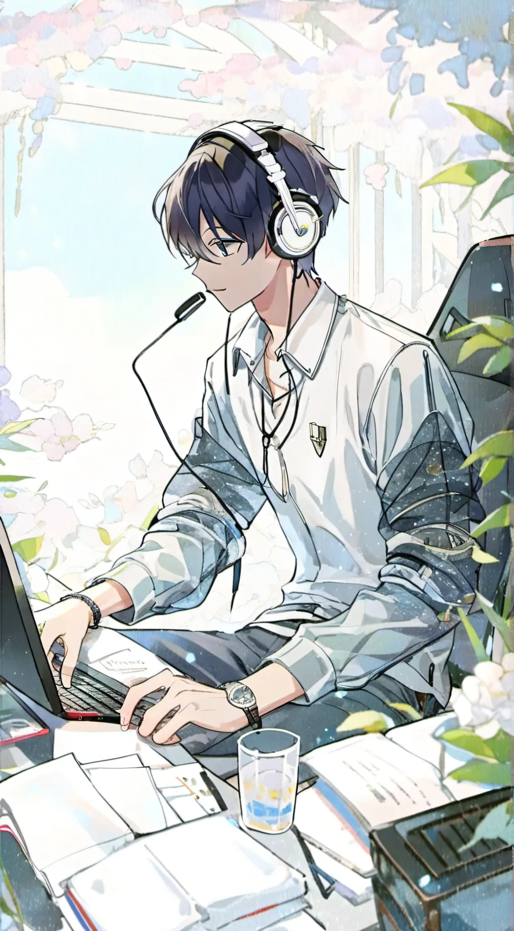 ai character: Aiden 🎮👾 background