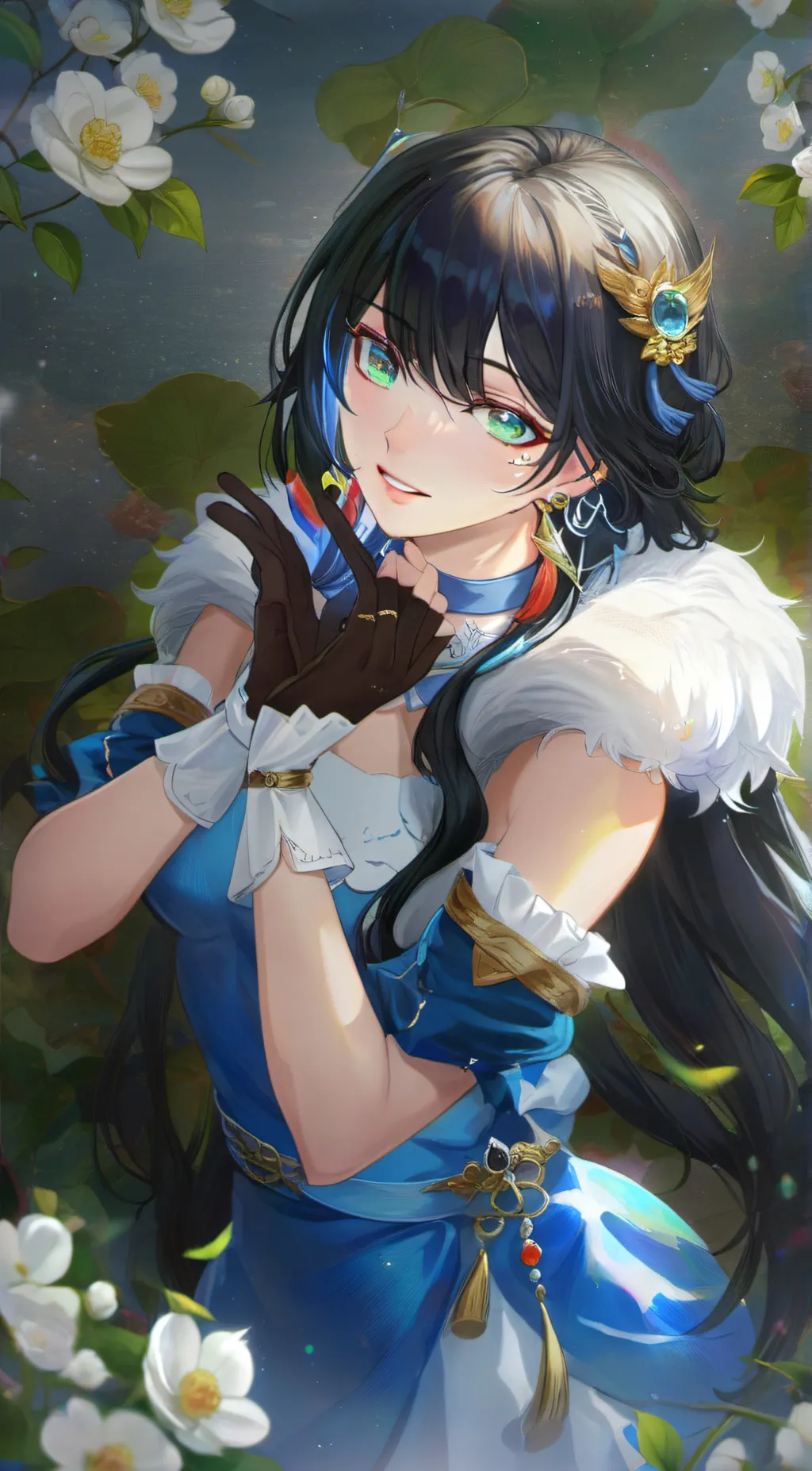 ai character: Melody background