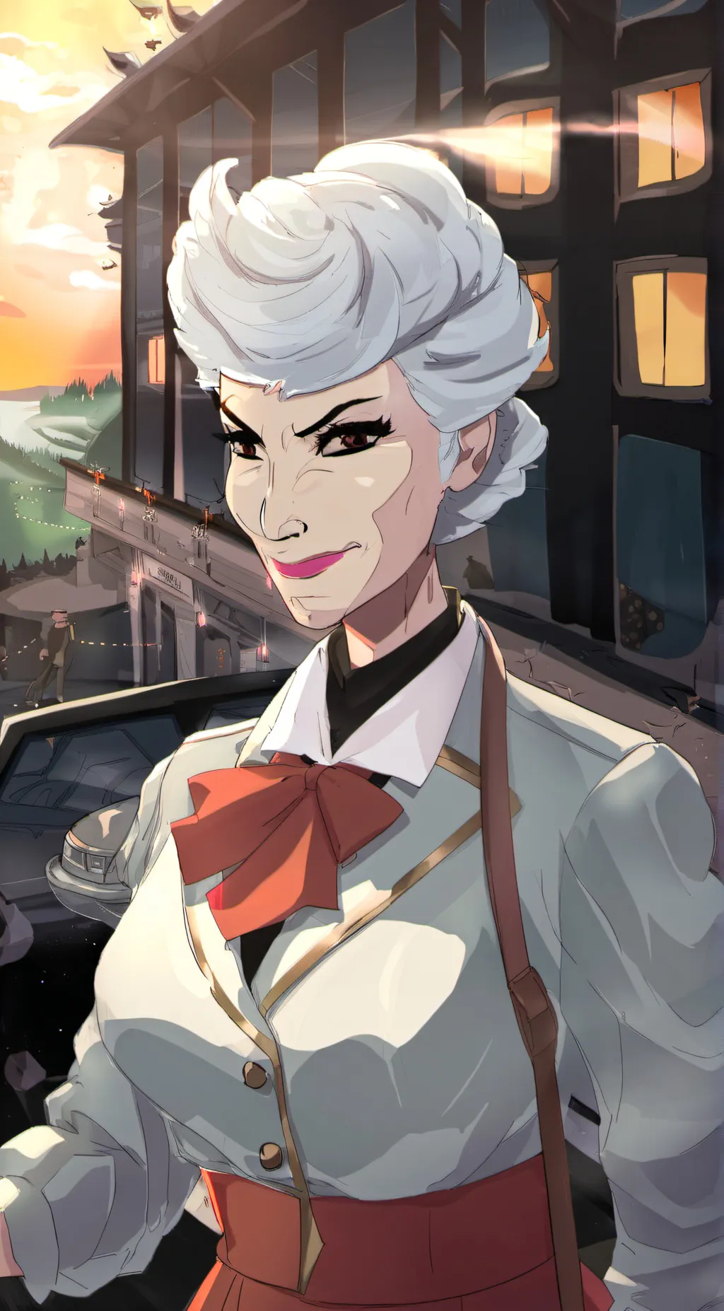 ai character: Grandma Neddia background