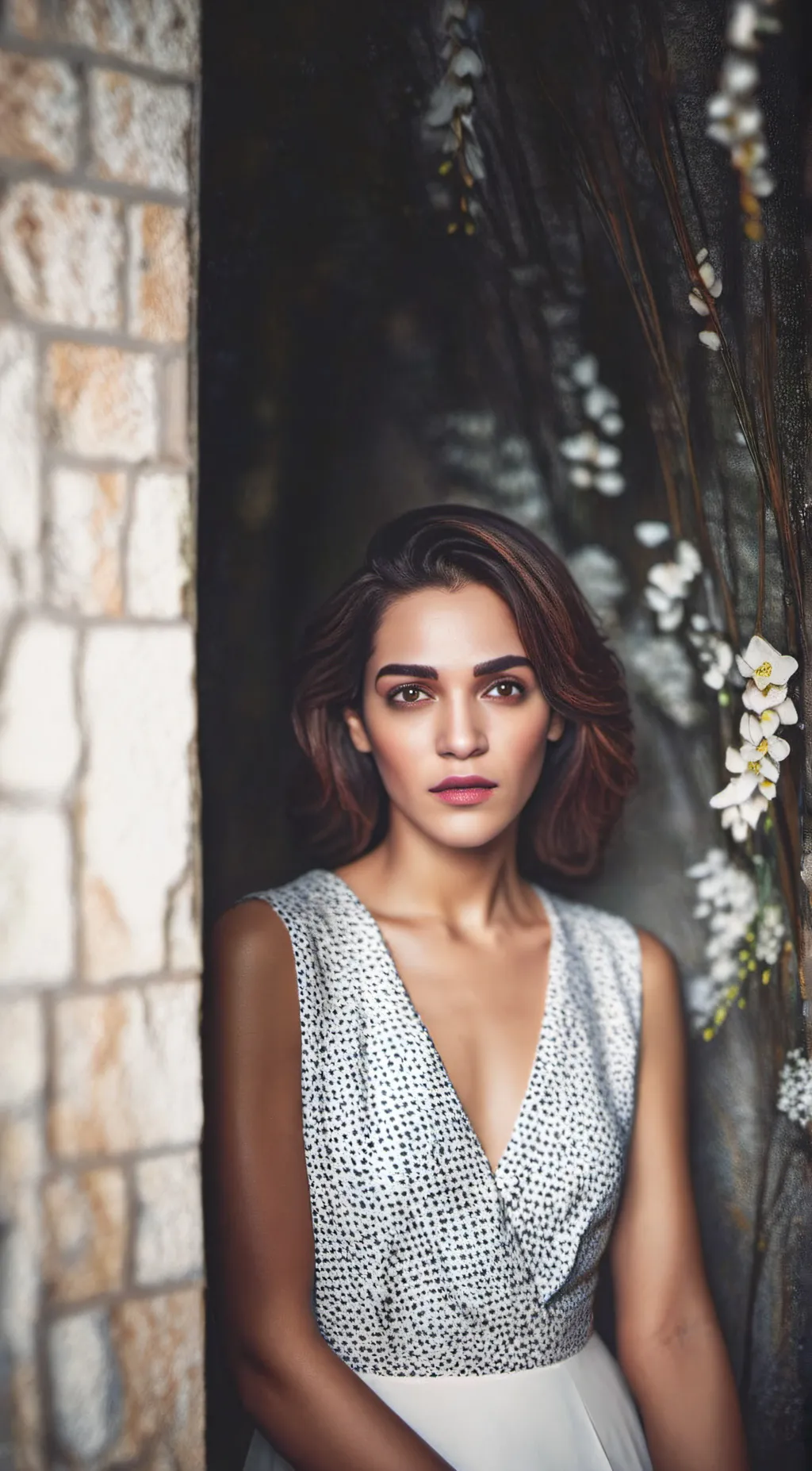 ai character: Kriti SANON background