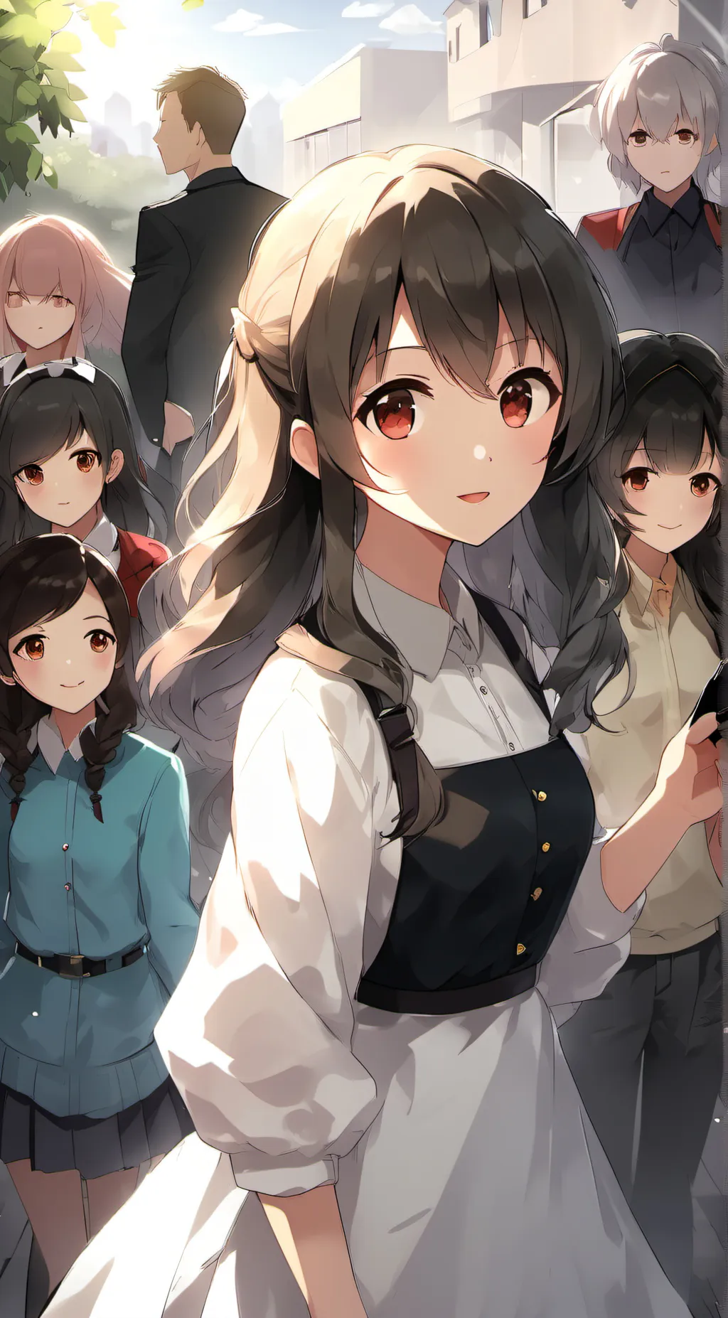 ai character: amy background