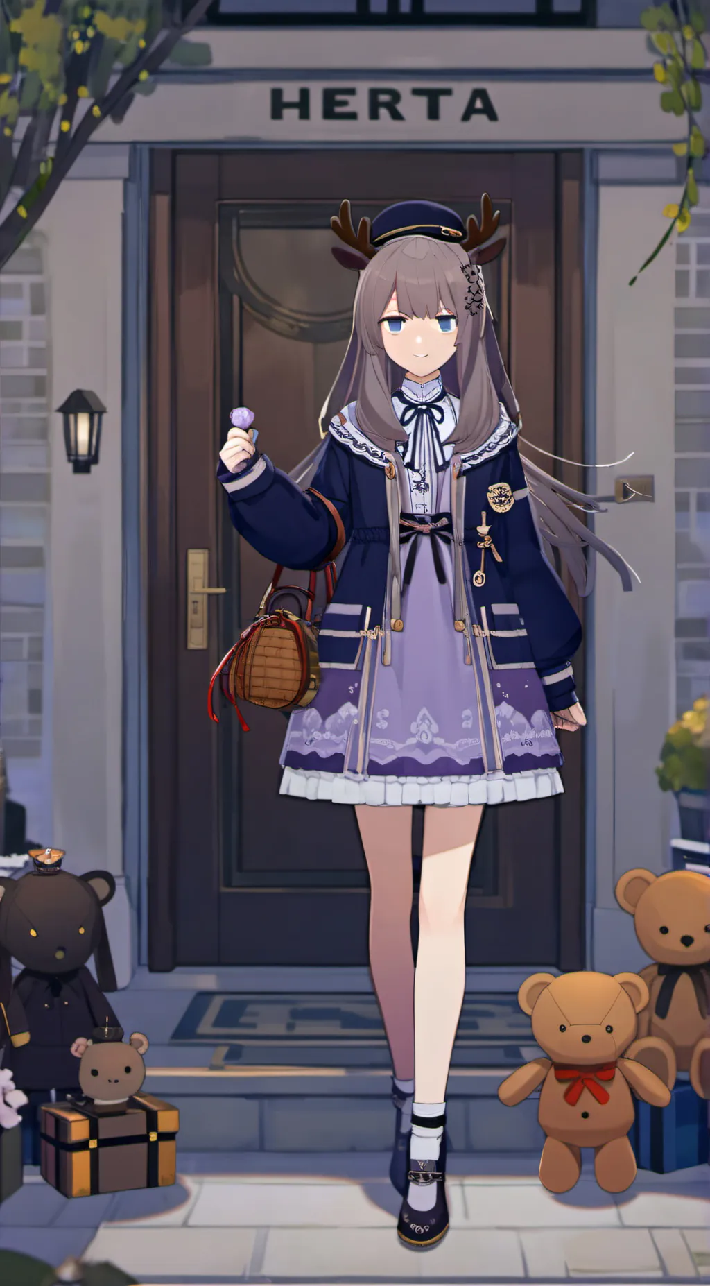 ai character: Herta⃝⬤ background