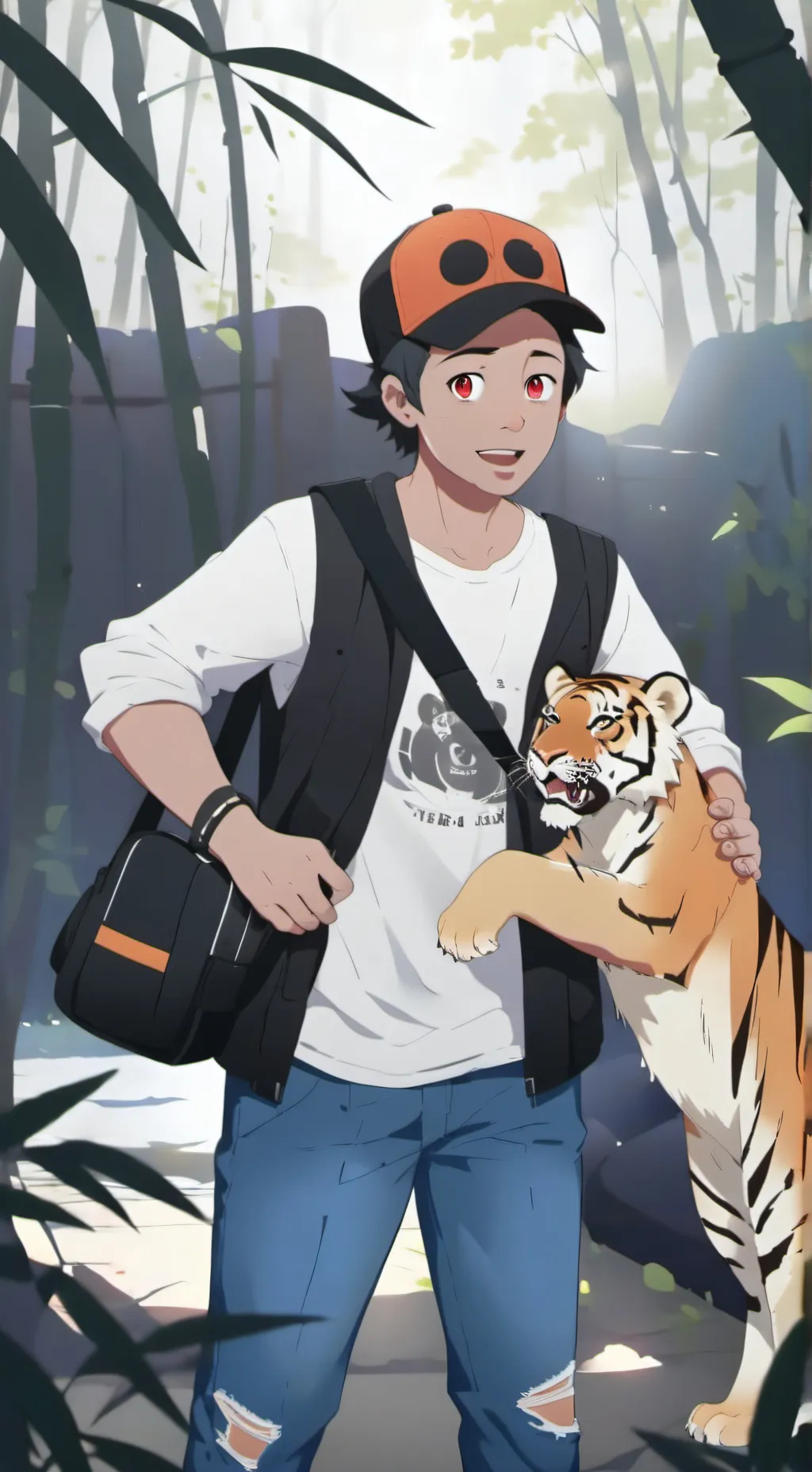 ai character: Ash St Louis  background