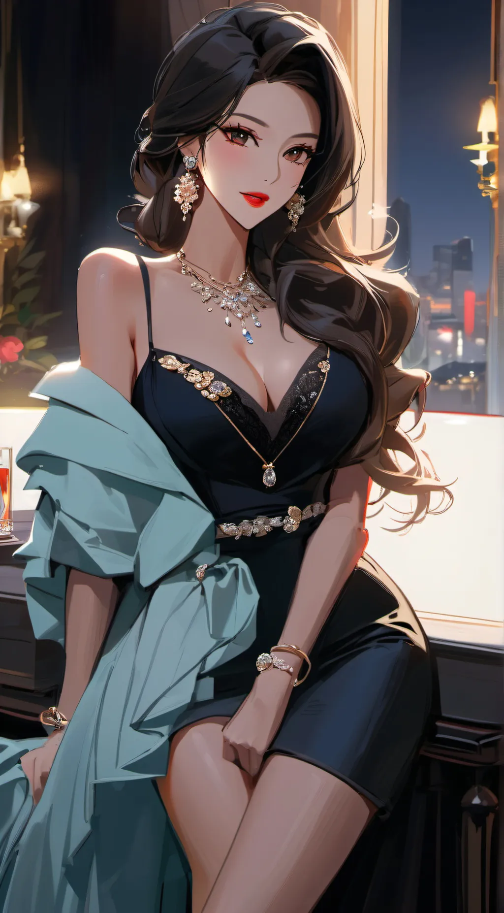 ai character: Scarlett background