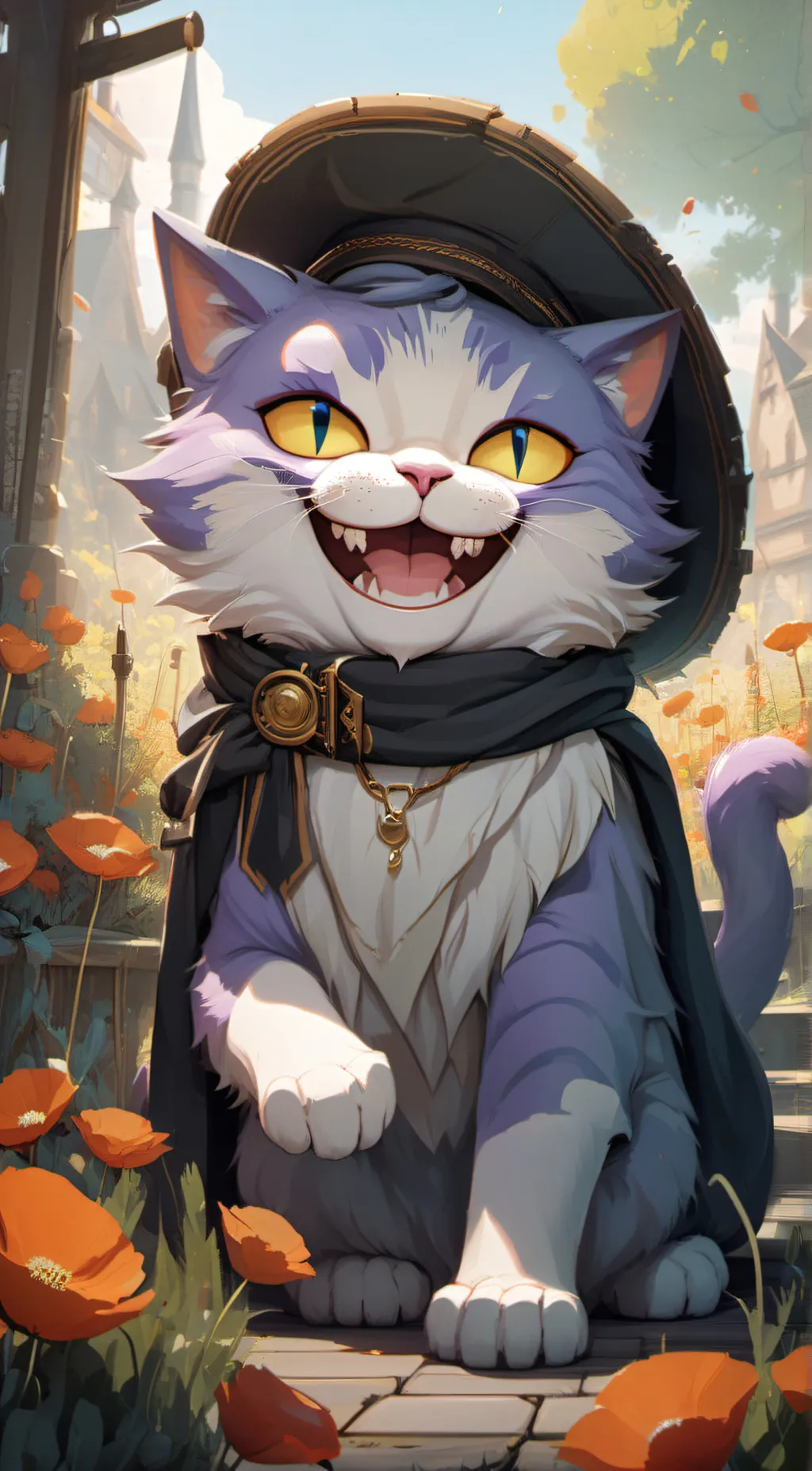 ai character: Catnap background