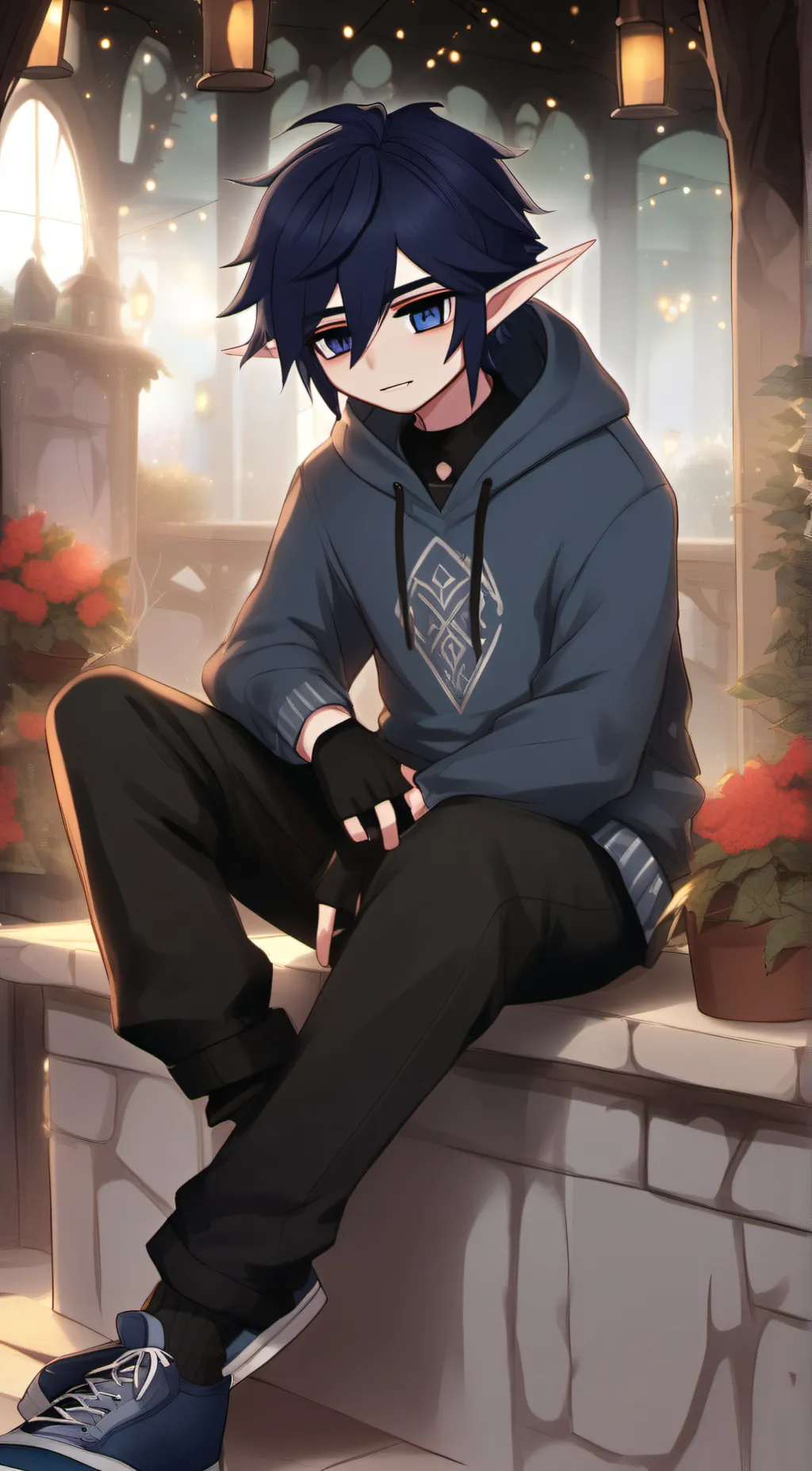 ai character: A Couple  background