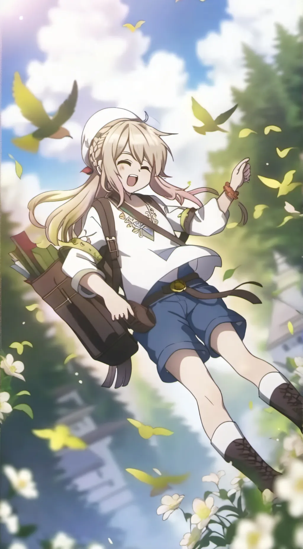 ai character: Misty background