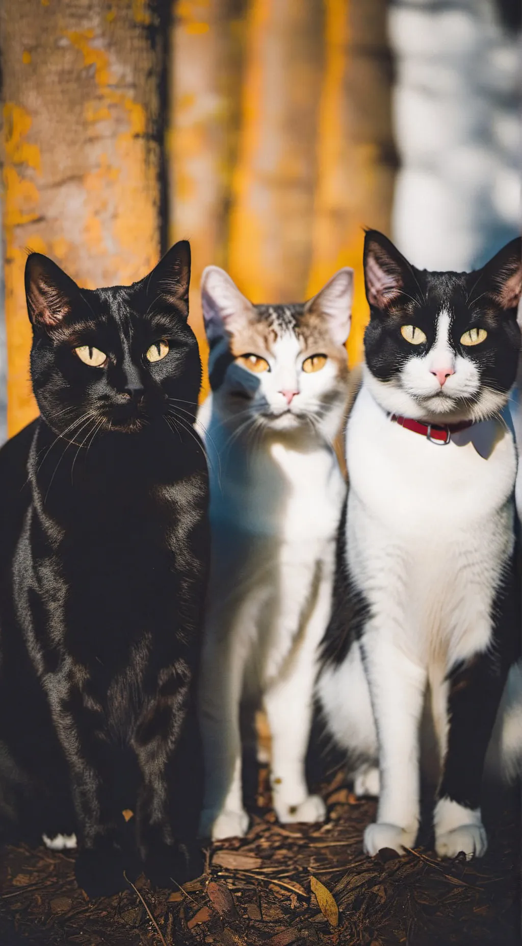 ai character: The Cat Trio background