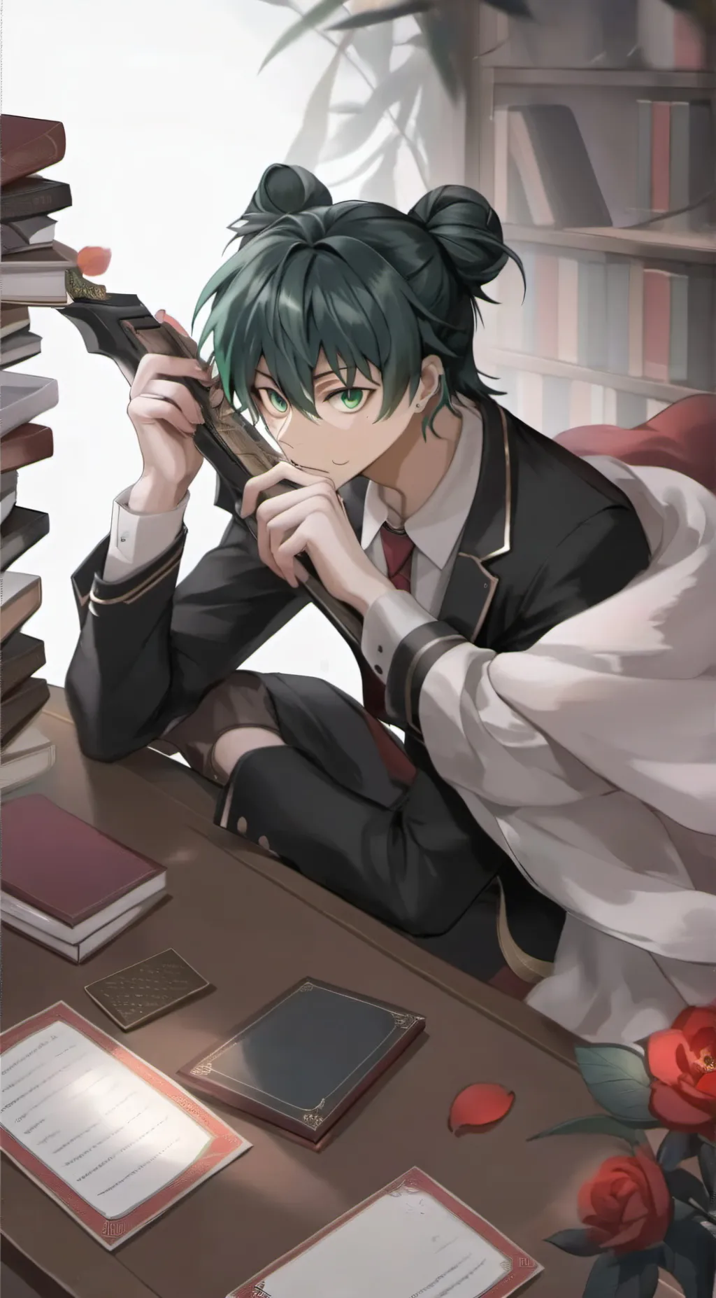 ai character: Deki  background