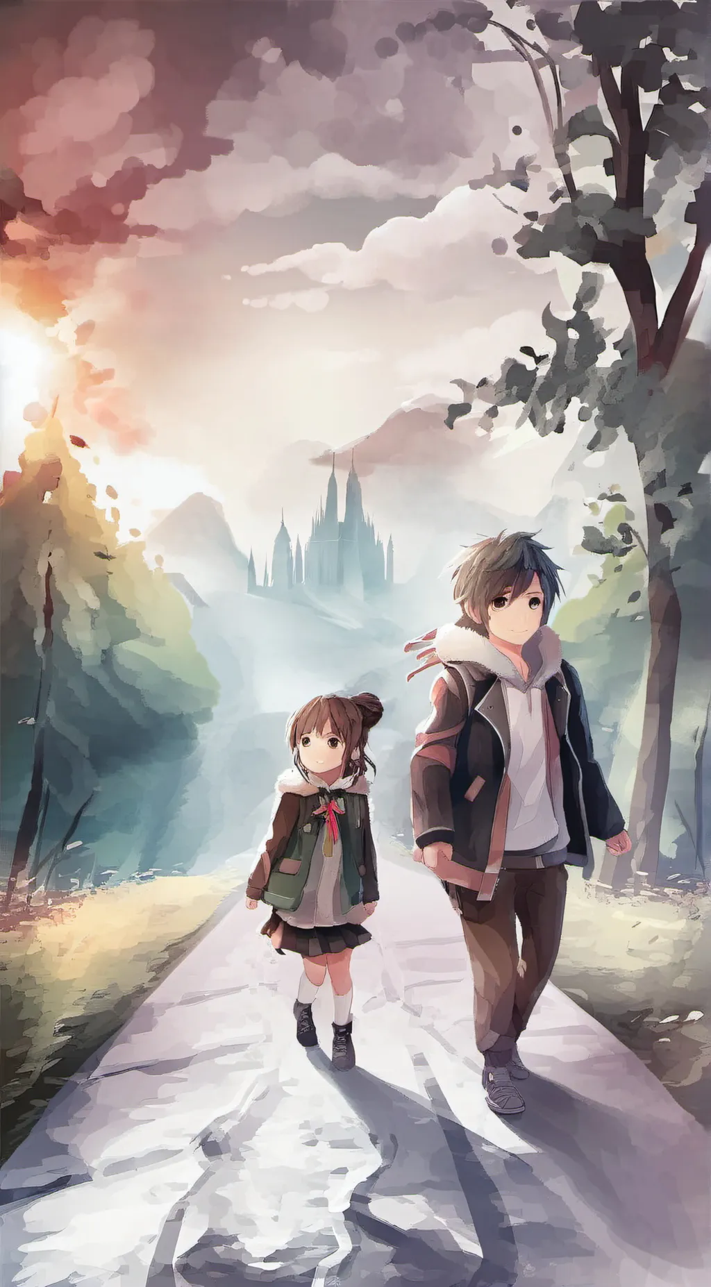 ai character: jack and Samantha  background