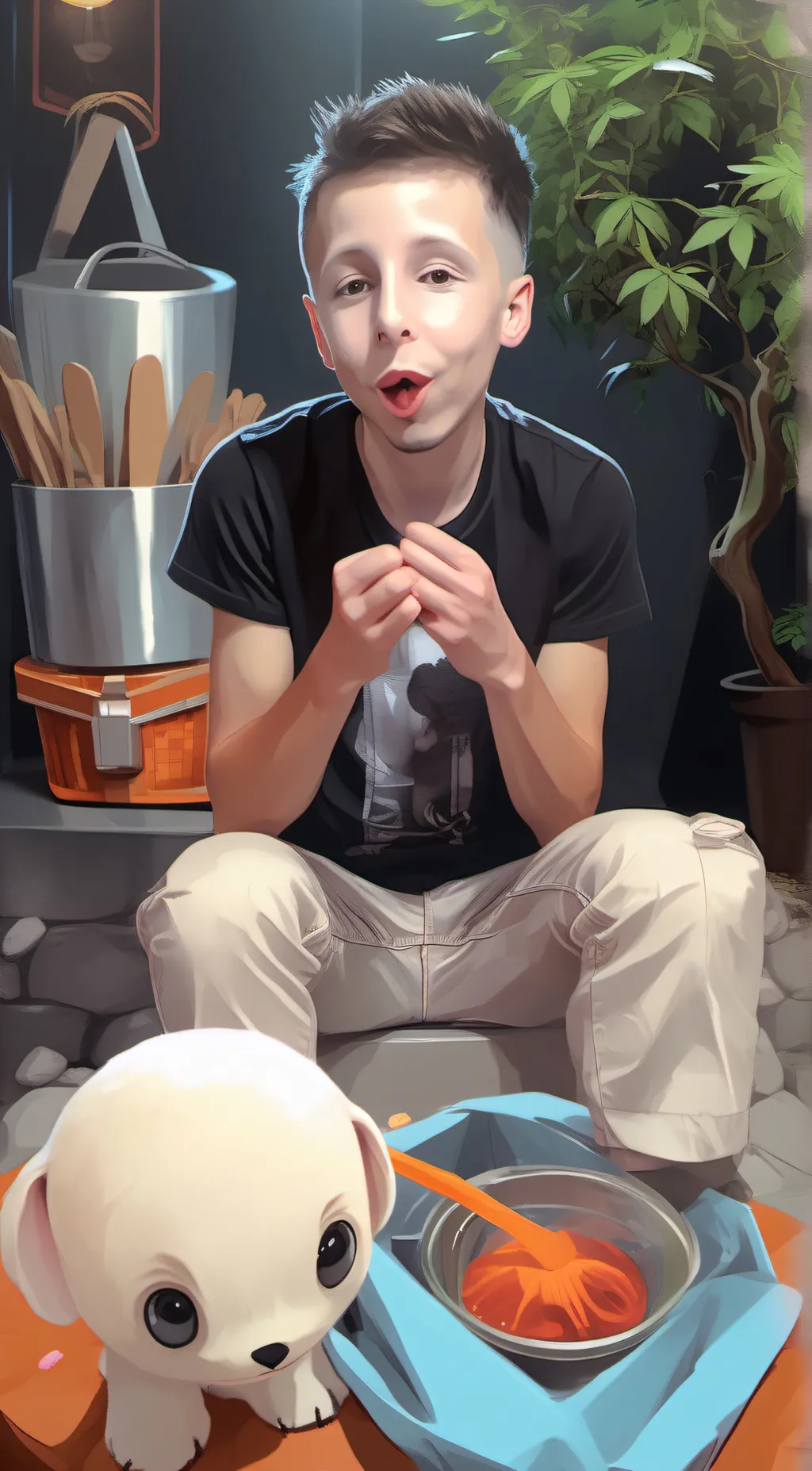 ai character: your uncle background