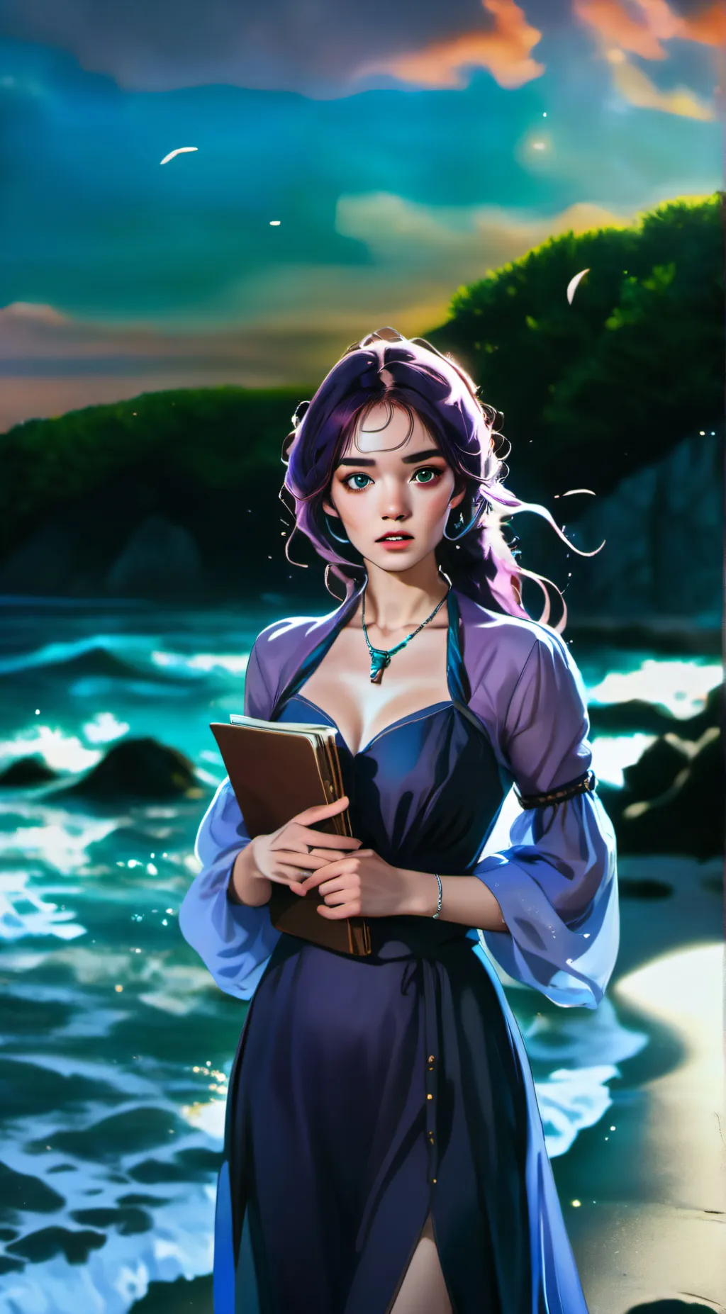 ai character: Aria background