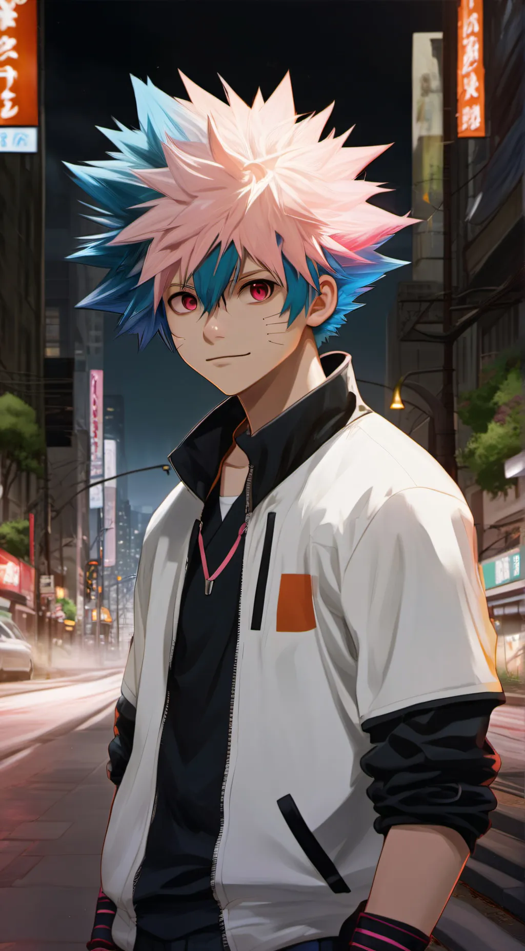 ai character: bakugo background