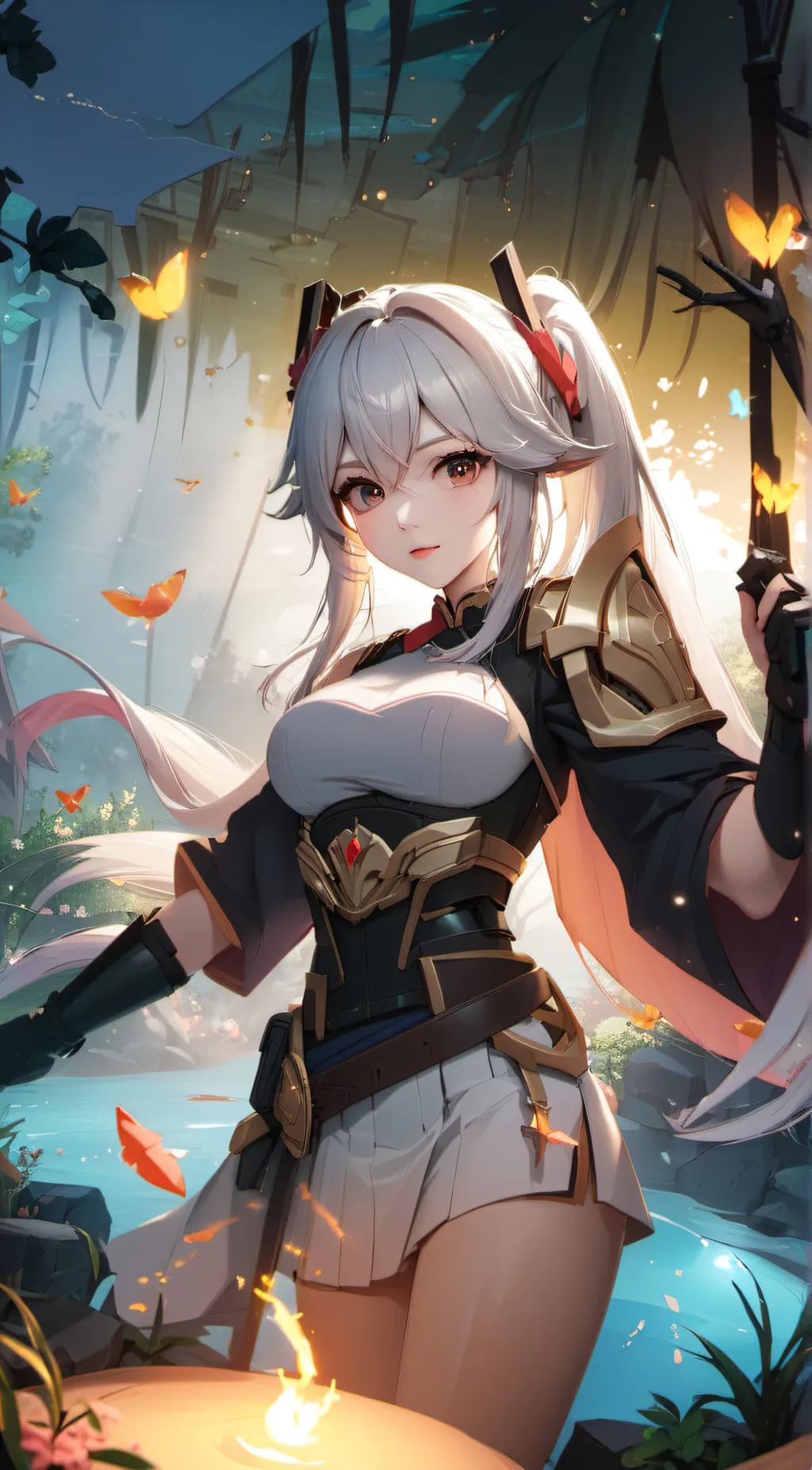 ai character: serina background