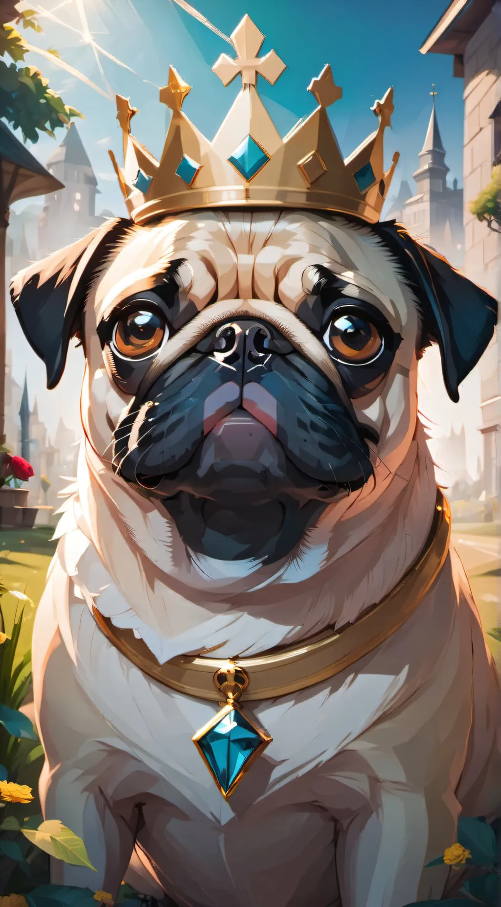 ai character: The Prince of Pugs background