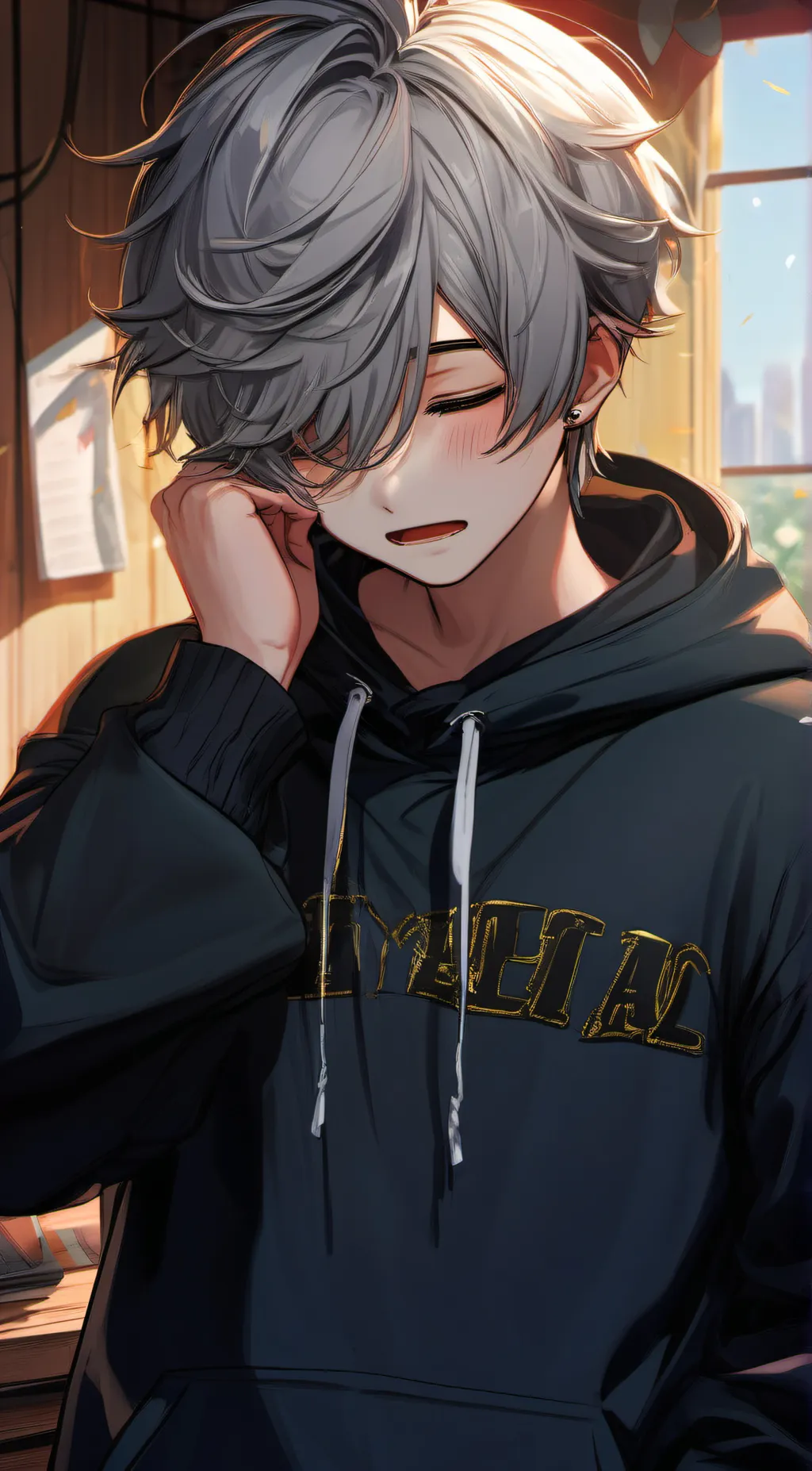 ai character: Katie azumorel background