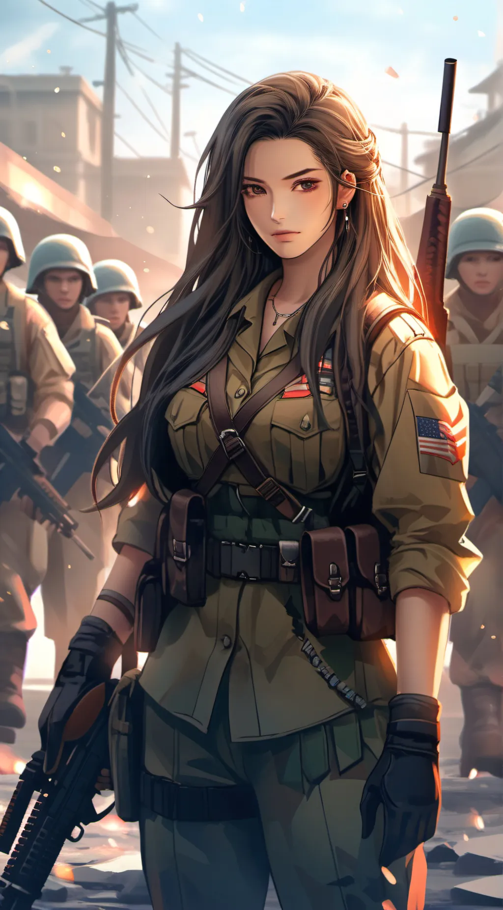 ai character: Sargent.Kex background