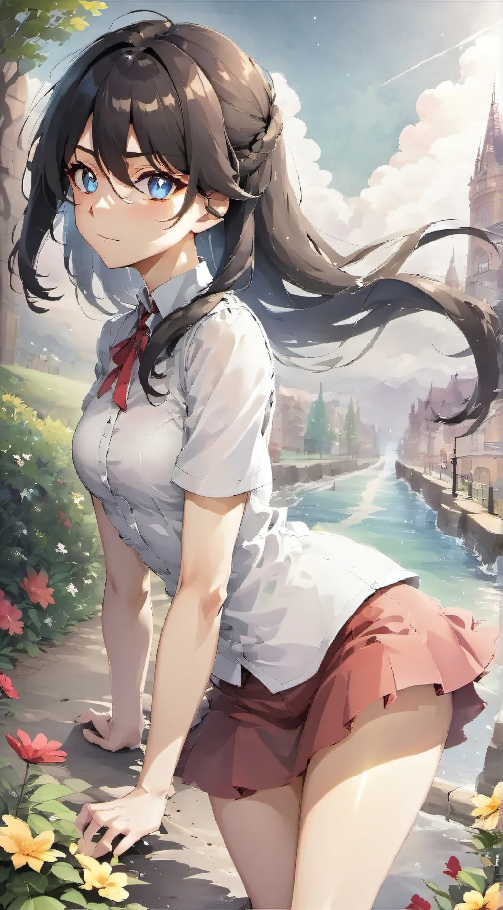 ai character: mila🫶 background