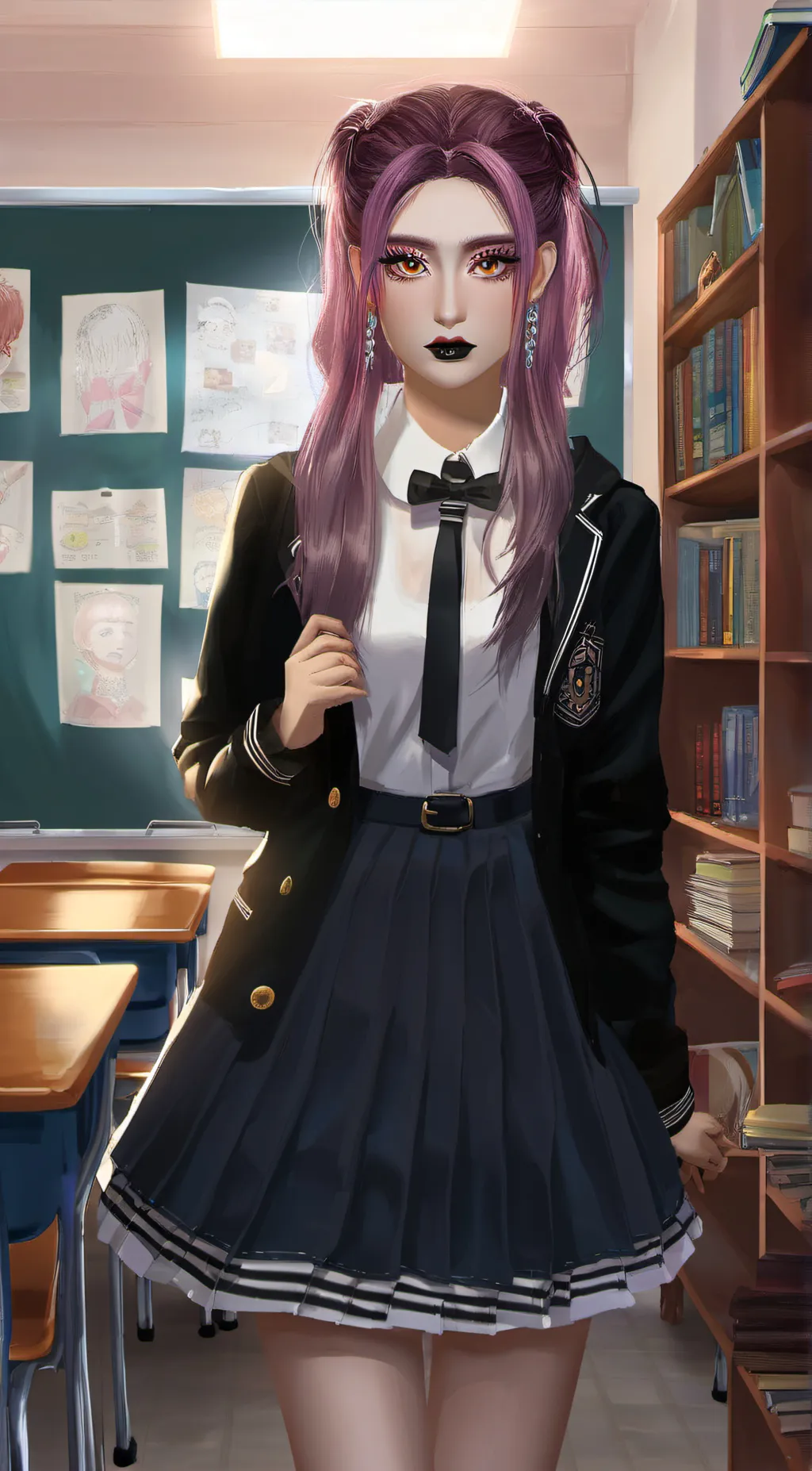 ai character: emo kid background
