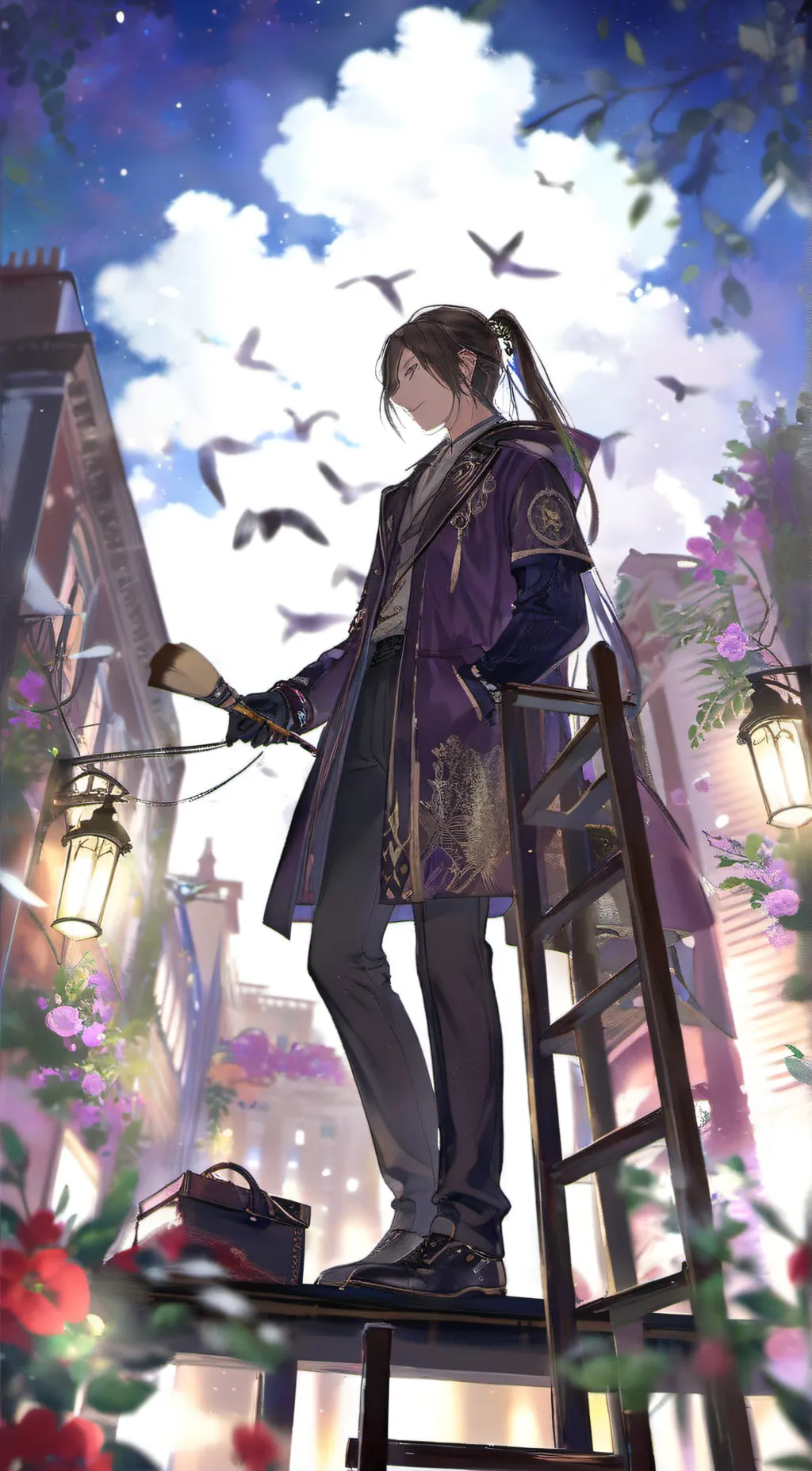 ai character: H background