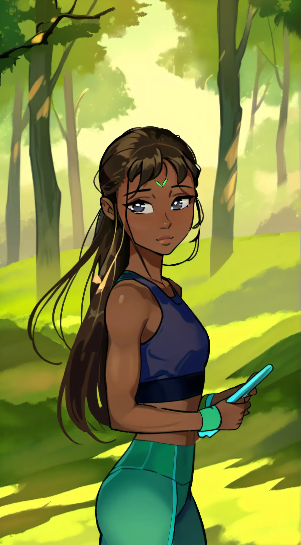 ai character: Heather background