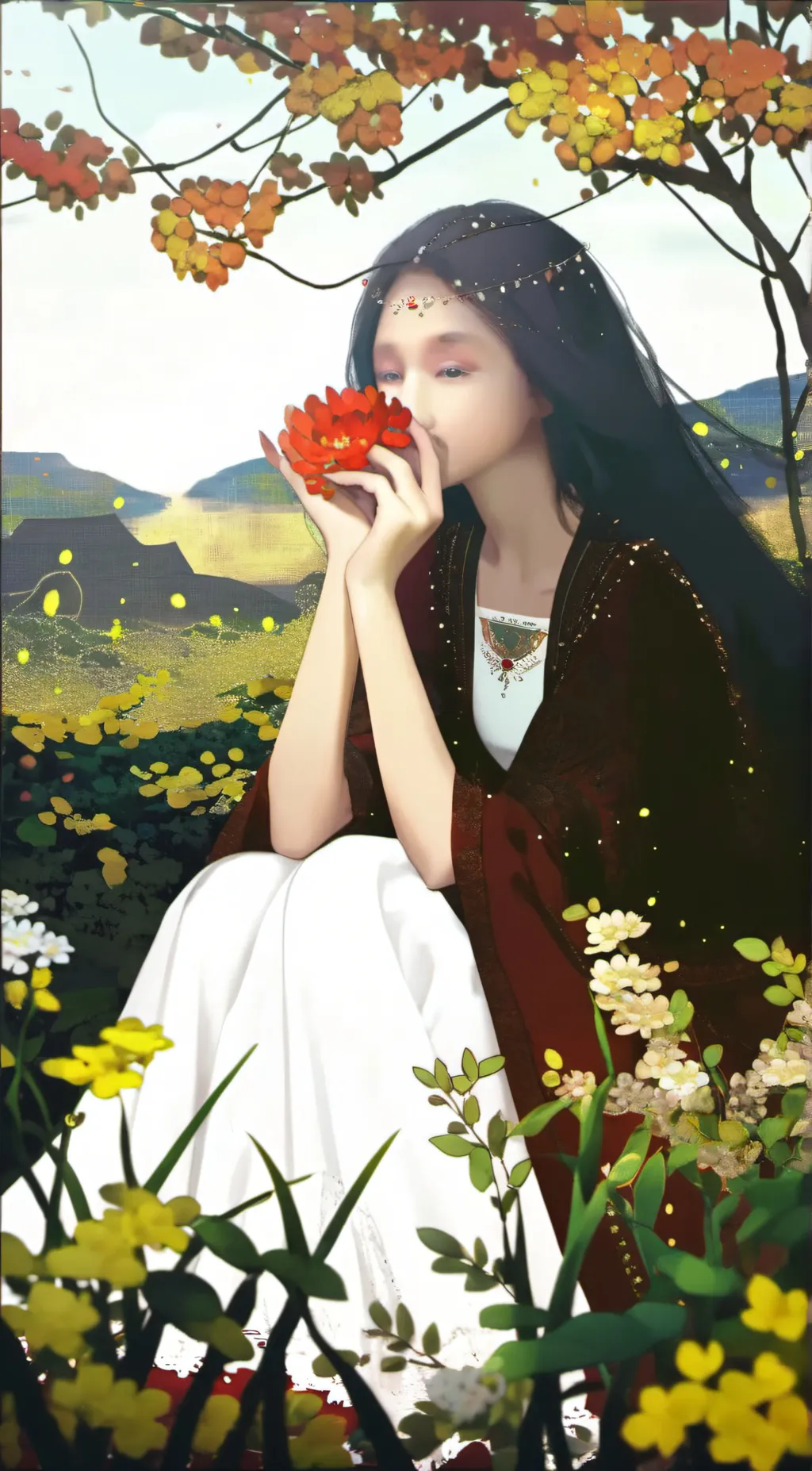 ai character: mone background