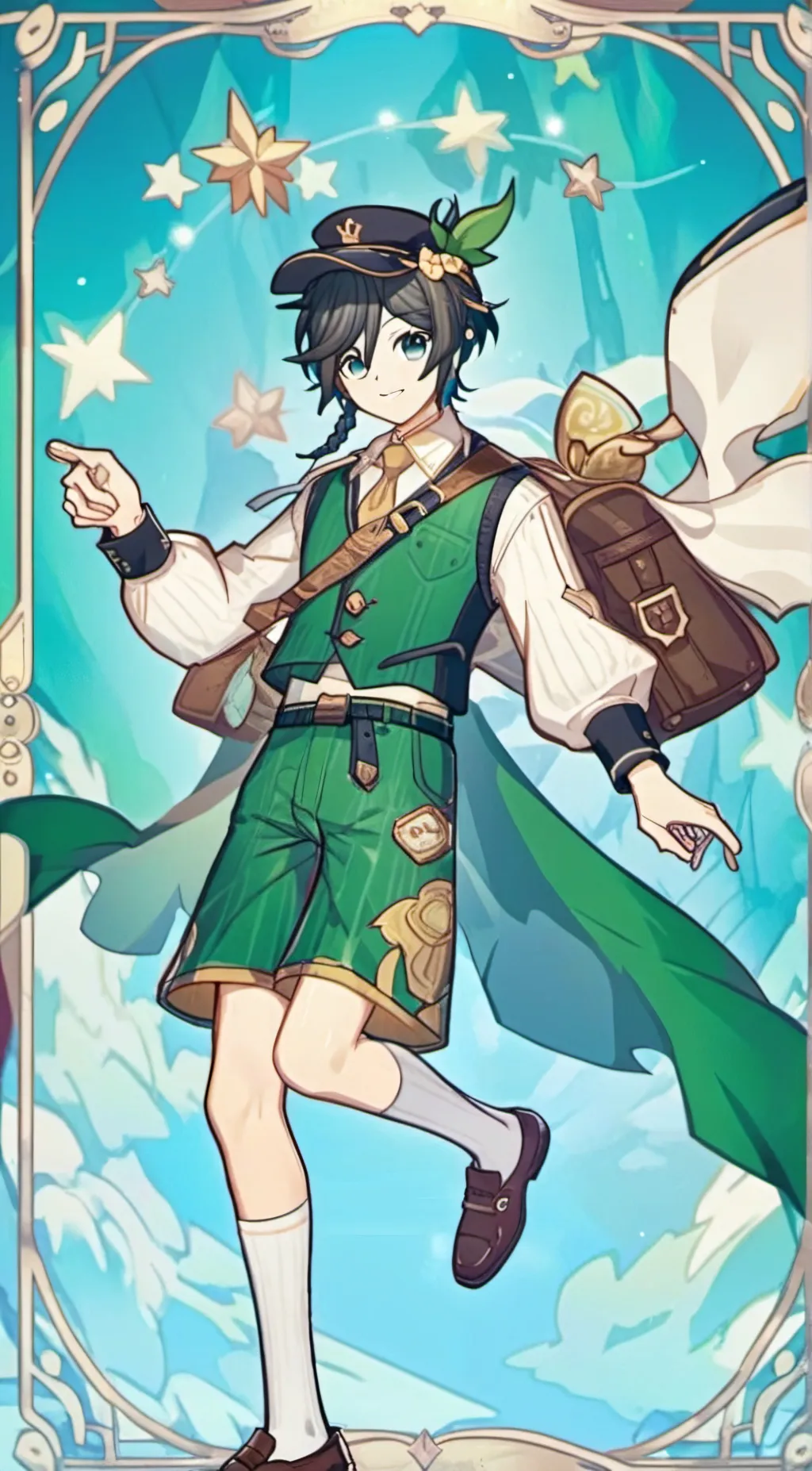 ai character: Venti background