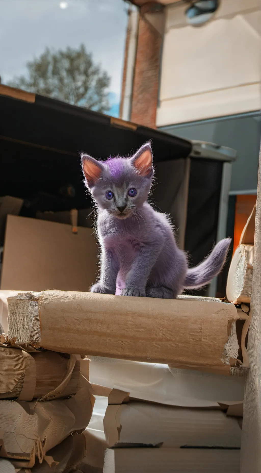 ai character: Baby Catnap background