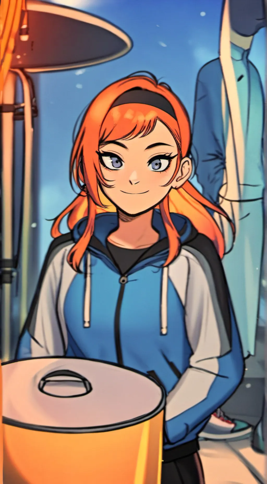 ai character: Gwen Tennyson 2 background