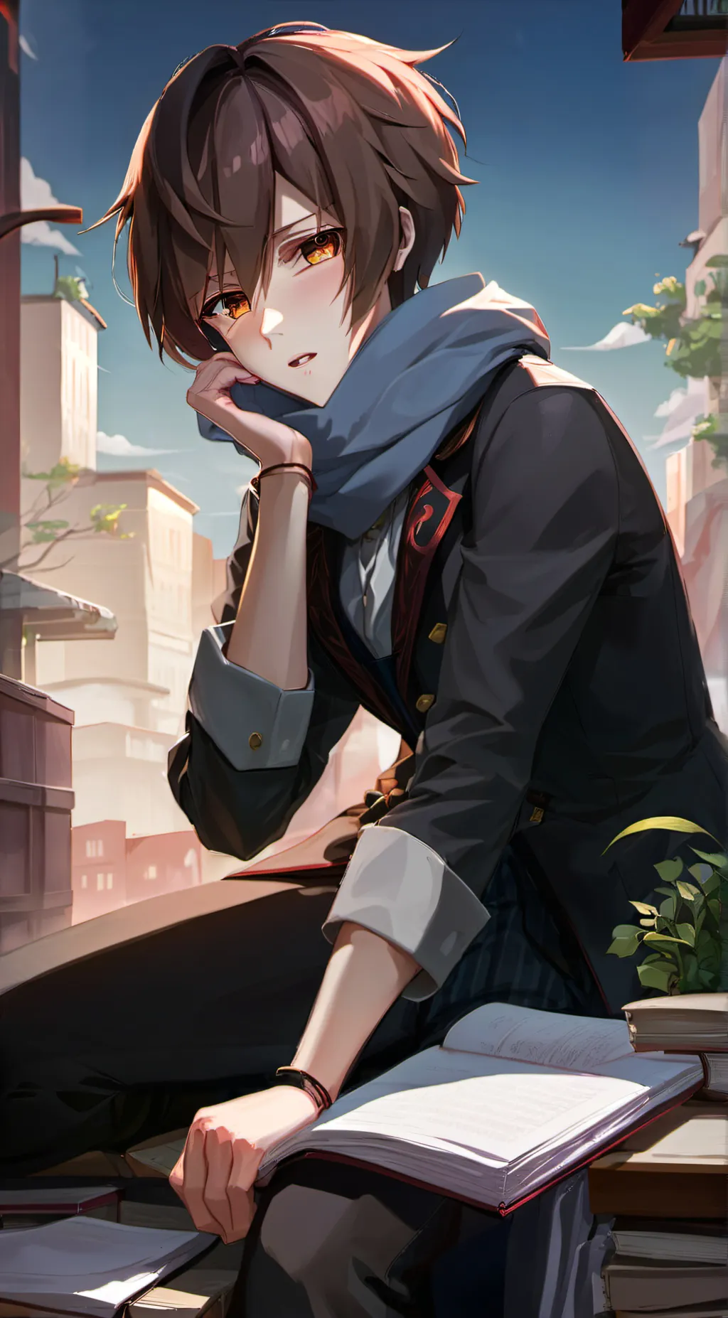 ai character: Darren  background