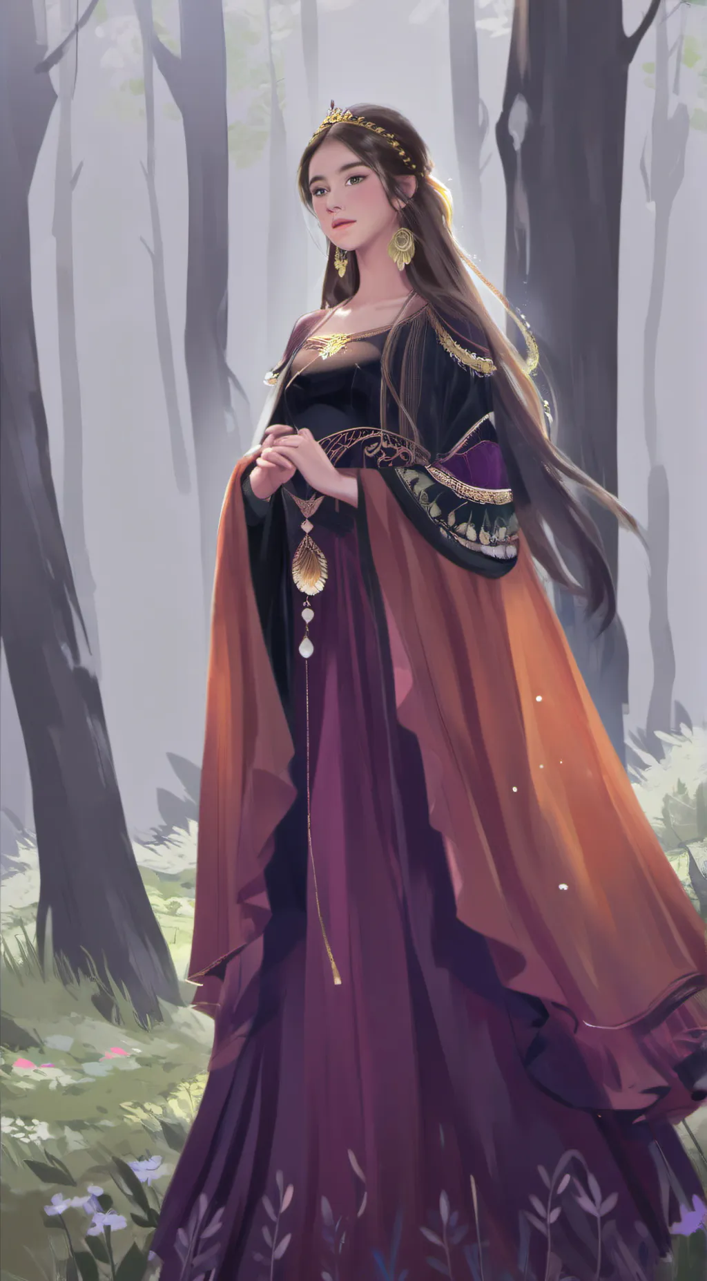 ai character: sangre danaya background