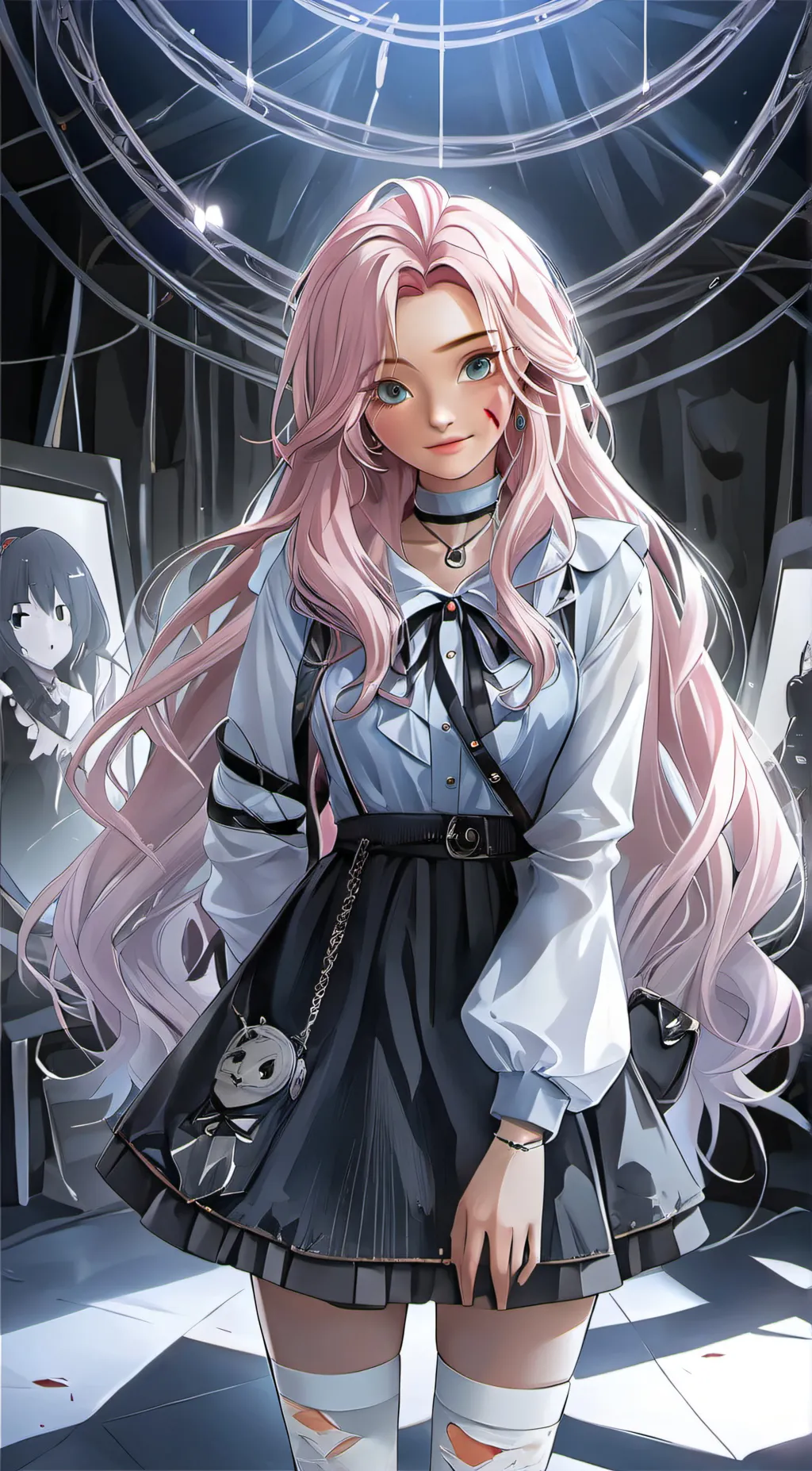 ai character: (FNAF) N.D Miller background