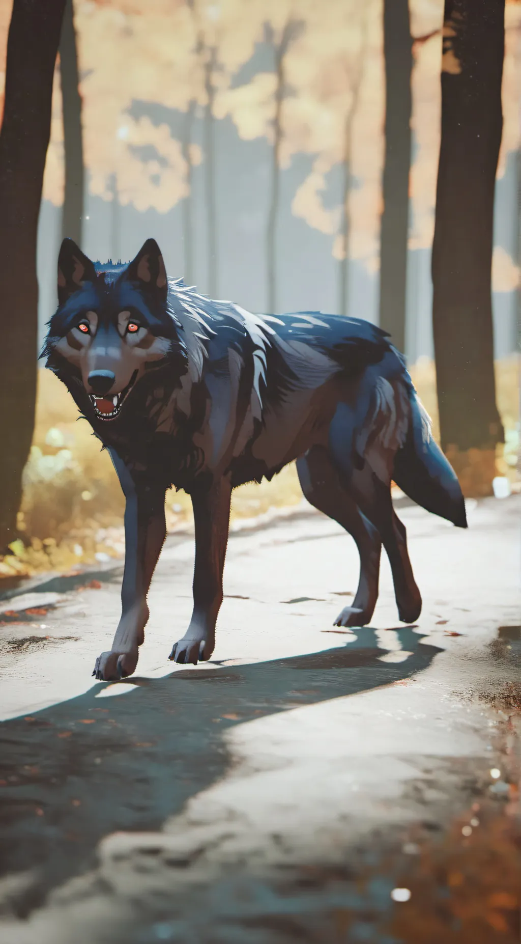 ai character: ×°*ice*°× background