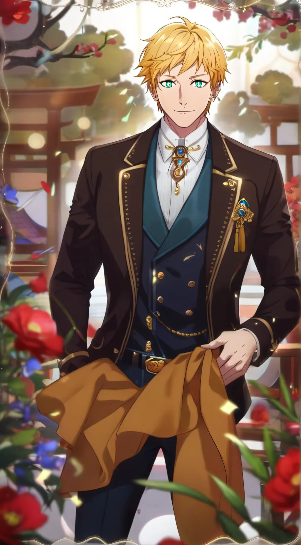 ai character: Naruto  background